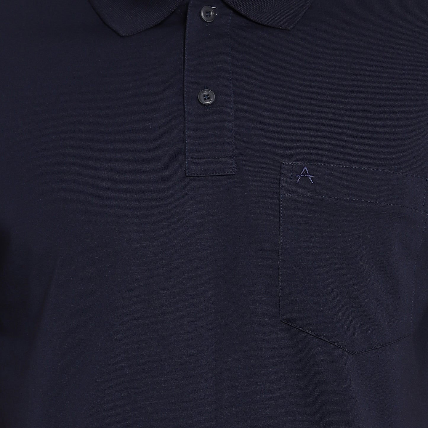 Men's Casual Solid Cotton Hosiery Polo TShirt with Chest Pocket