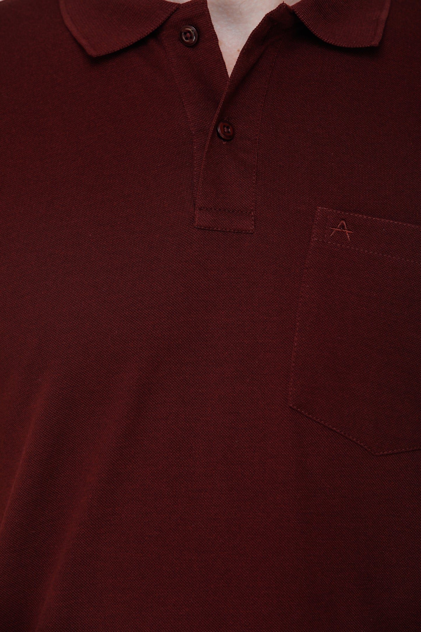 Men's Casual Solid Cotton Hosiery Polo TShirt with Chest Pocket