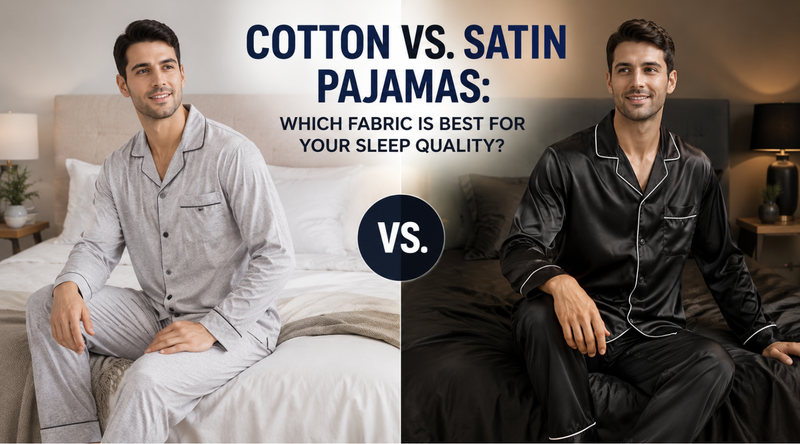 Cotton vs. Satin Pajamas: Which Fabric is Best for Your Sleep Quality?