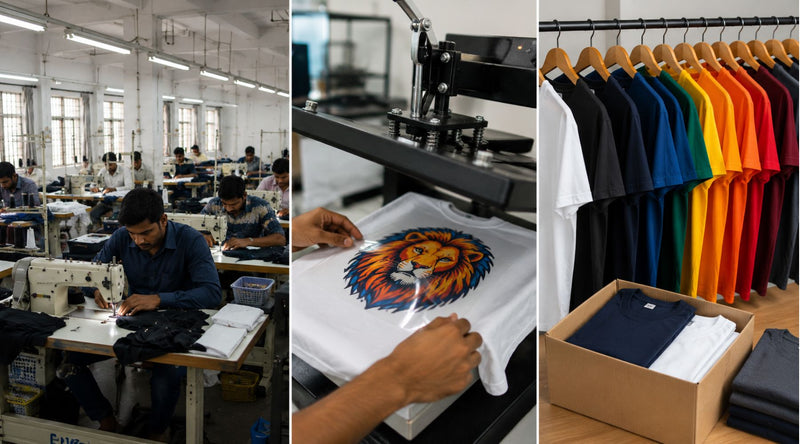 Custom T-Shirt Manufacturing in Delhi