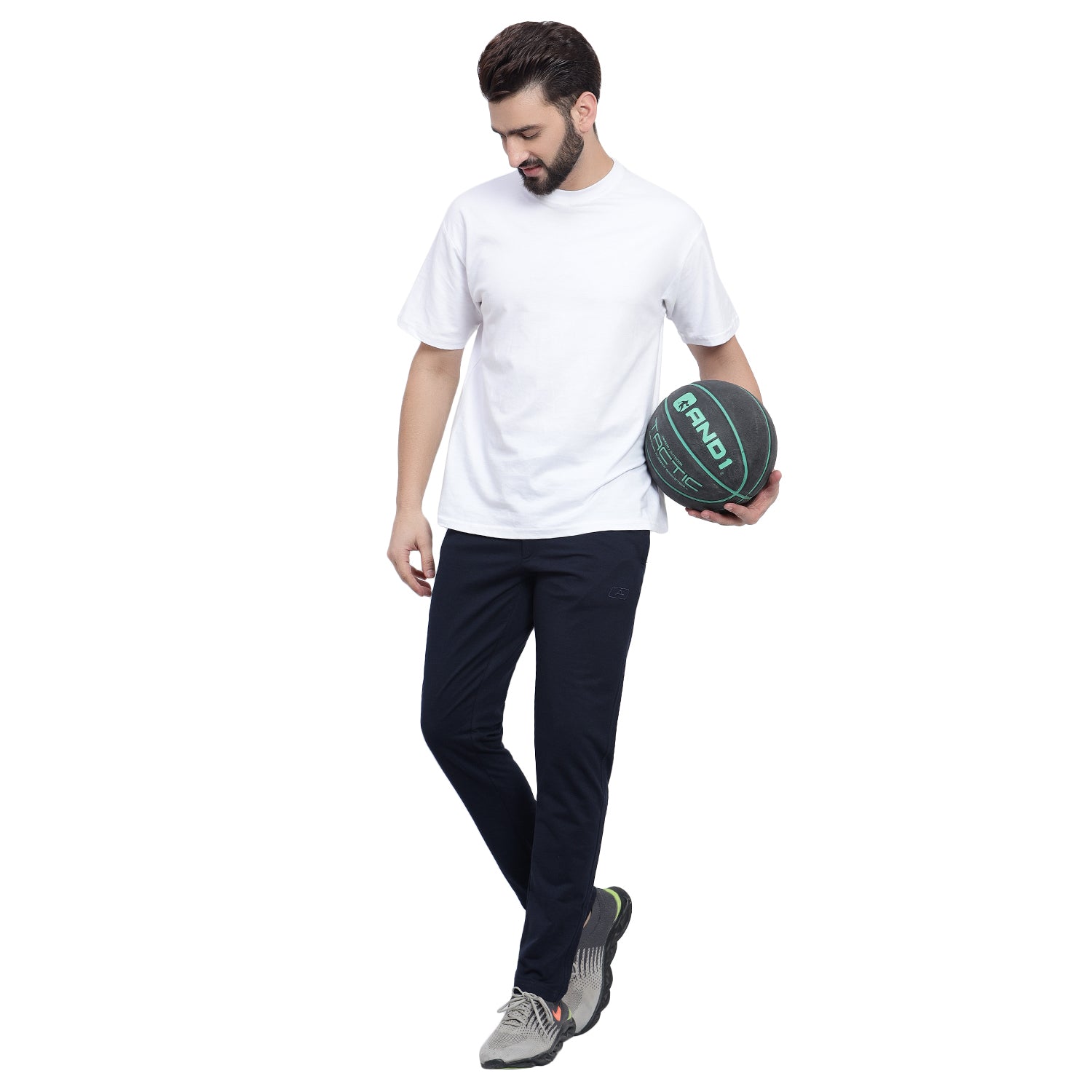 Men's Premium Cotton Terry Lounge Track Pants - 686