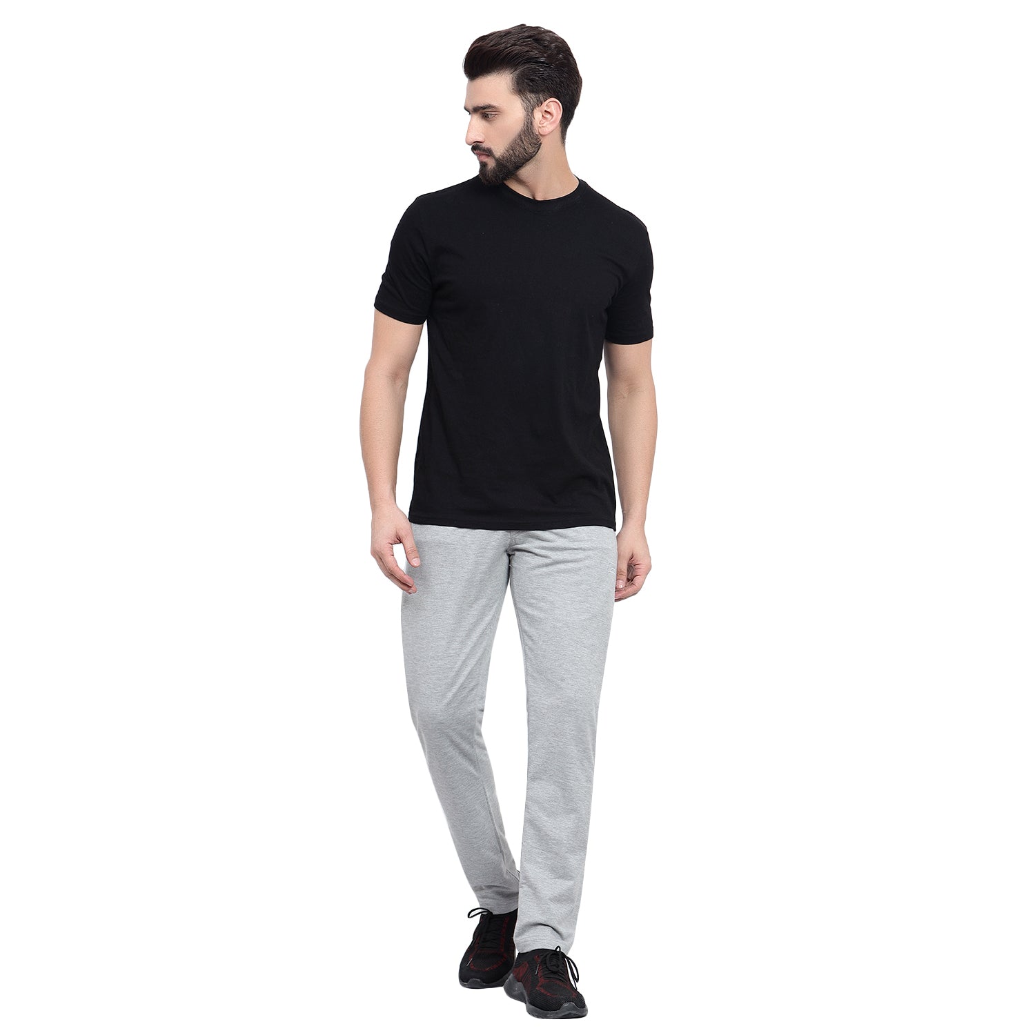 Men's Premium Cotton Terry Lounge Track Pants - 686