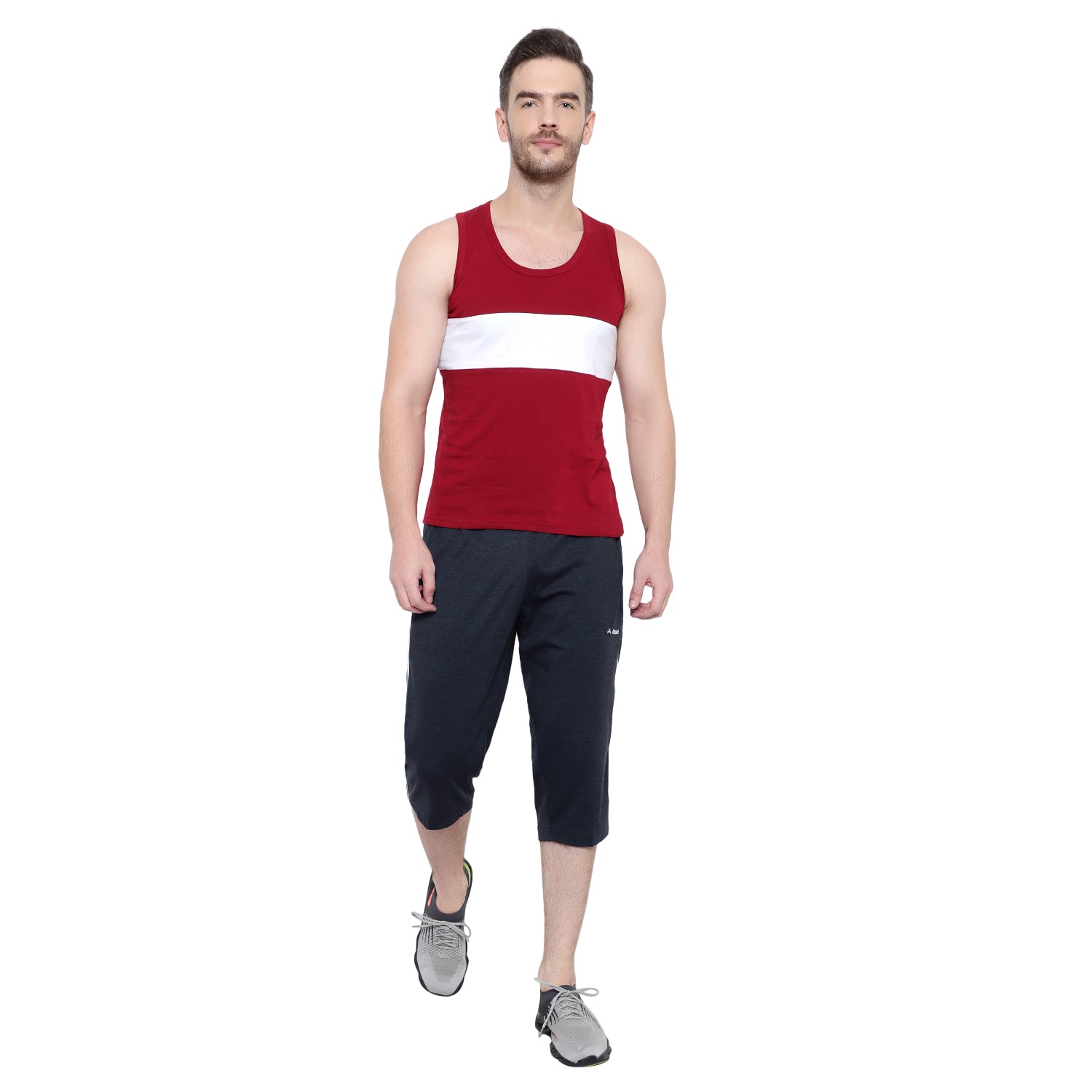 Cotton Hosiery 3/4 Length Capris - 310