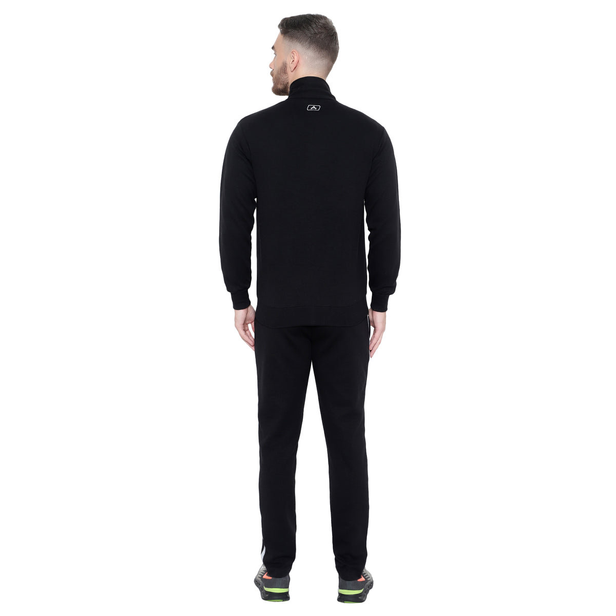 Full-Zip Contrast Tracksuit Set - 8020