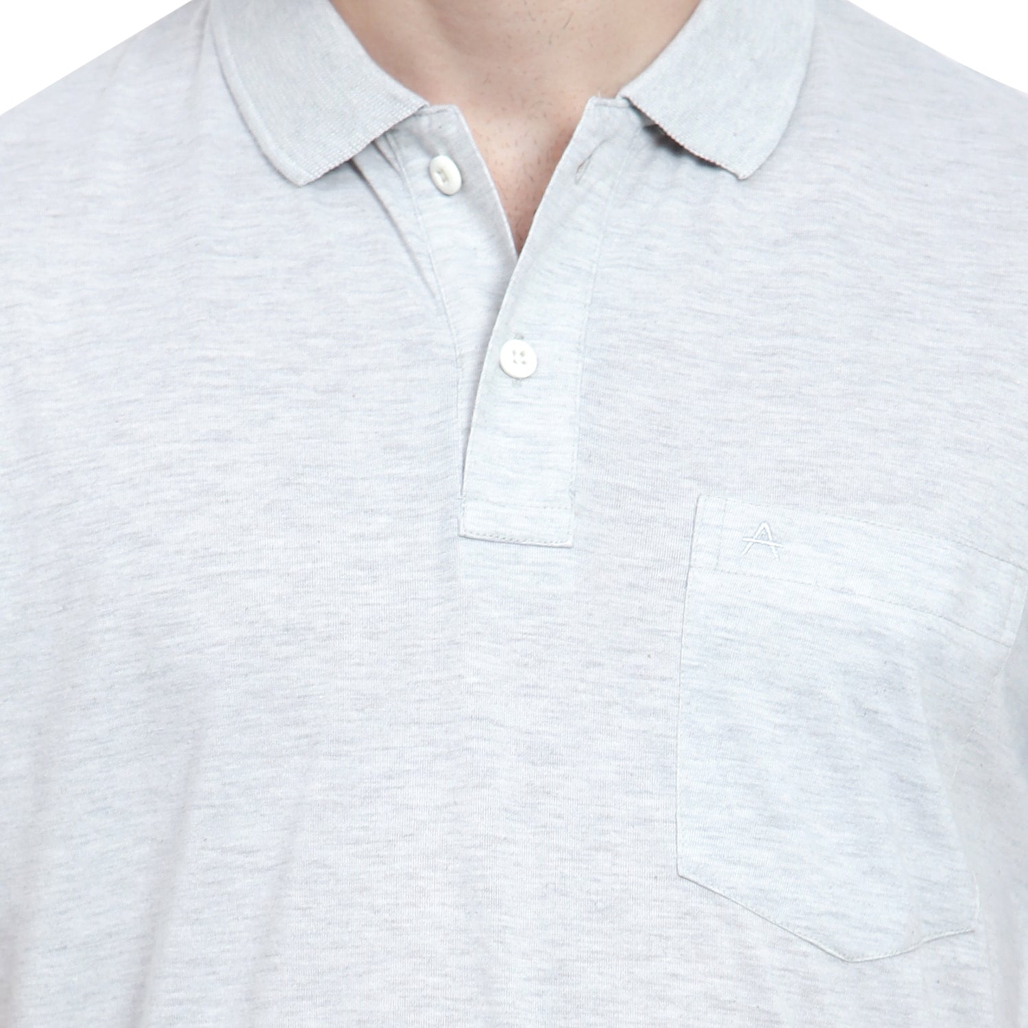 Men's Casual Solid Cotton Polo T-Shirt - 1003 HS
