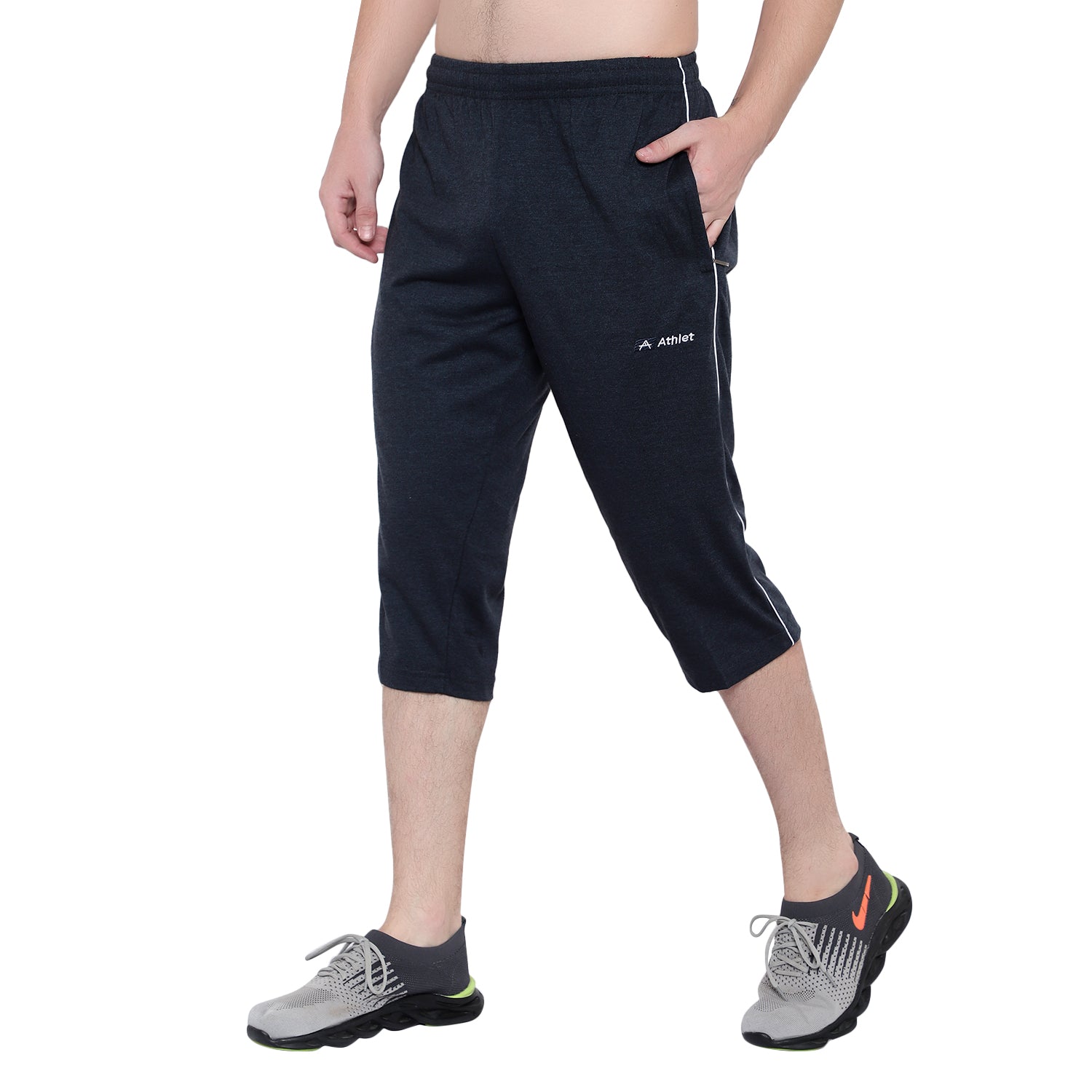 Cotton Hosiery 3/4 Length Capris - 310