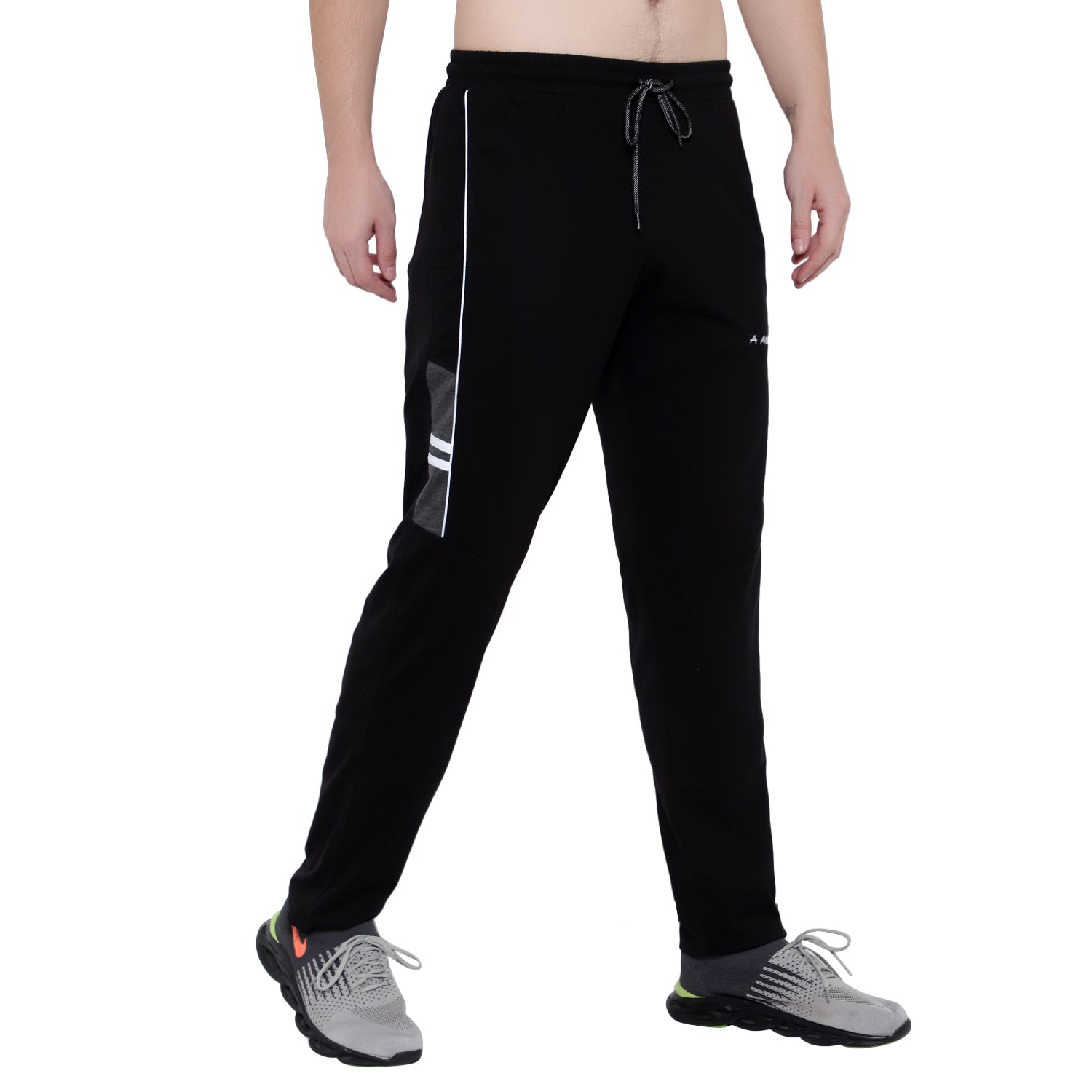 Men’s Cotton Track Pants – Regular Fit, Zipper Pockets, Minimal Design 608