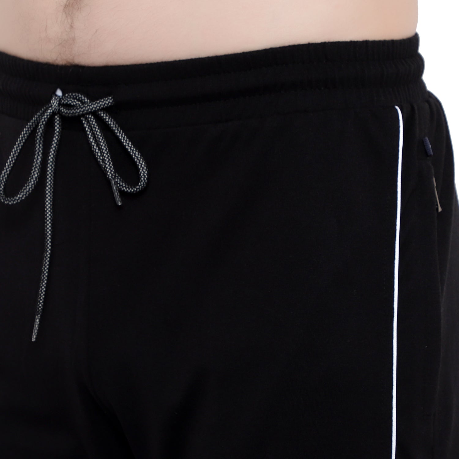 Men’s Cotton Track Pants – Regular Fit, Zipper Pockets, Minimal Design 608