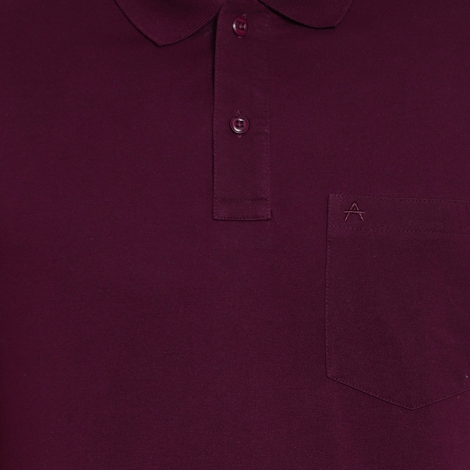 Men's Casual Solid Cotton Polo T-Shirt - 1003 HS