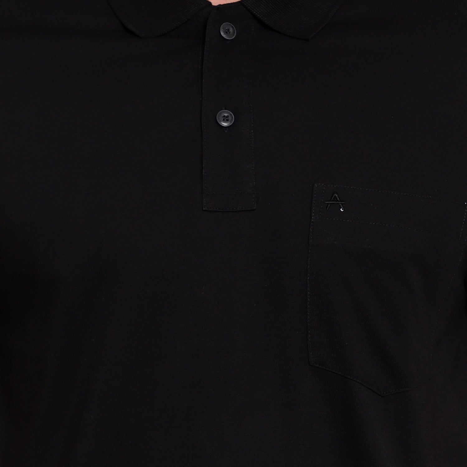 Men's Casual Solid Cotton Polo T-Shirt - 1003 HS