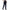 Men’s Cotton Track Pants – Regular Fit, Zipper Pockets Side Pattern - 642