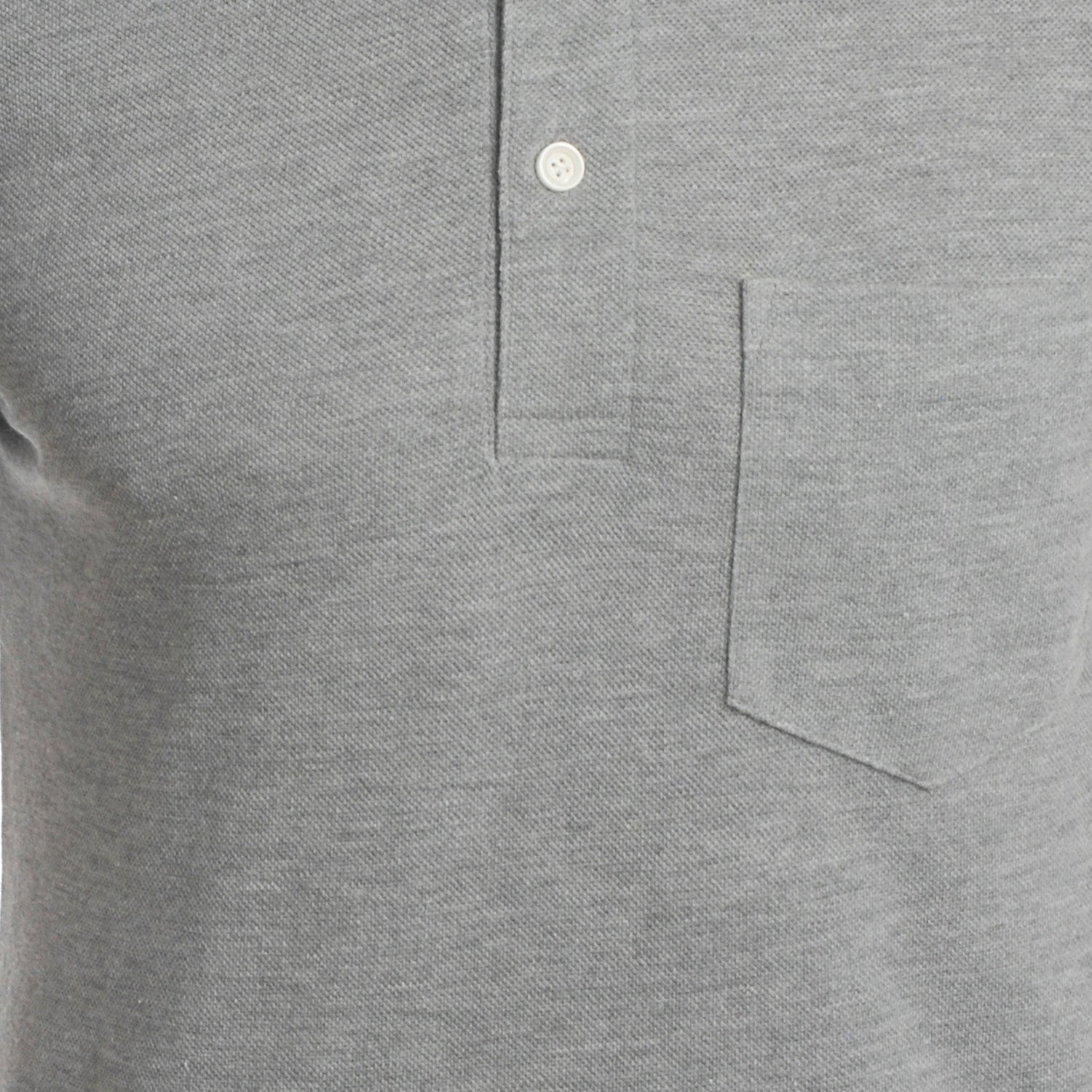 Casual Solid Matty Polo TShirt Chest Pocket - 1004 HS