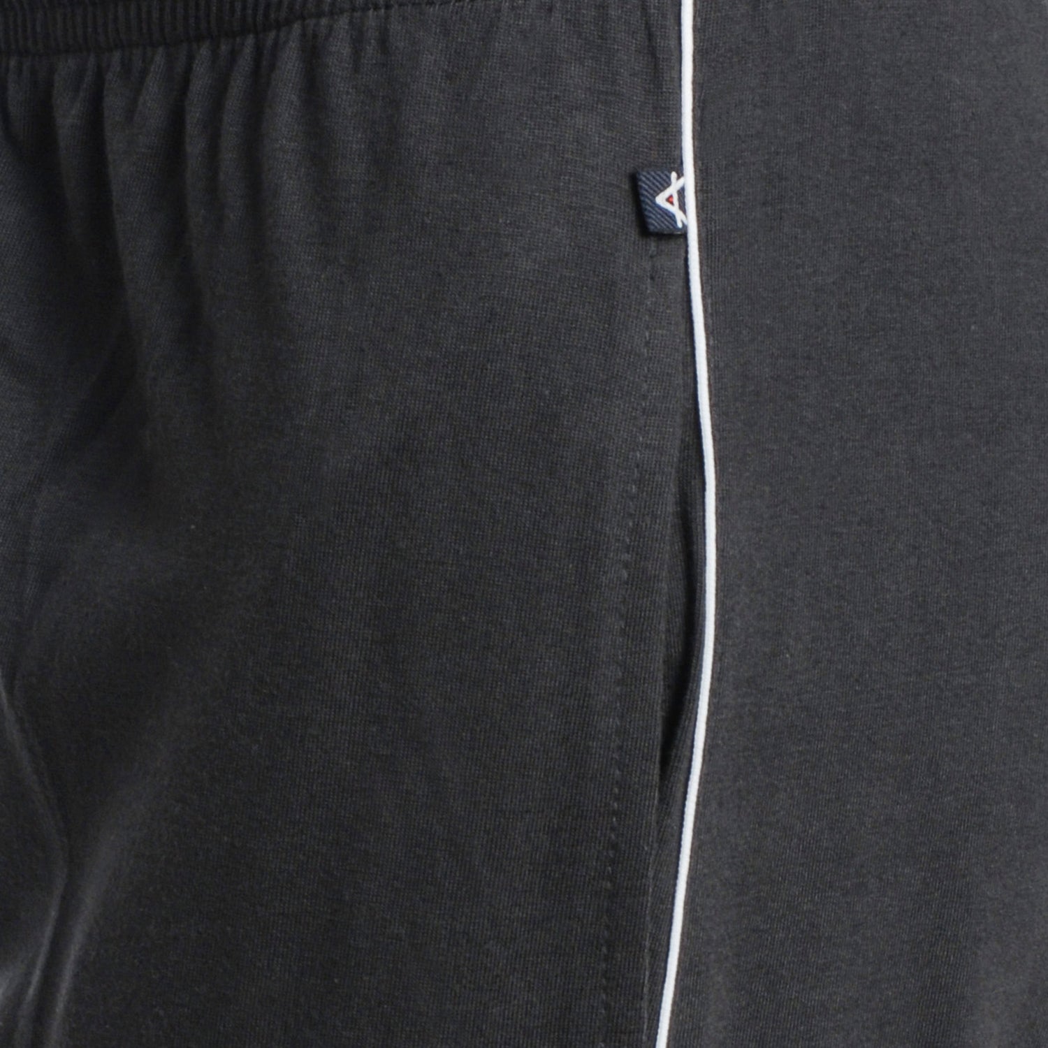 Men’s Cotton Hosiery Track Pants – Regular Fit with Zipper Pockets & Minimal Side Piping Design 610