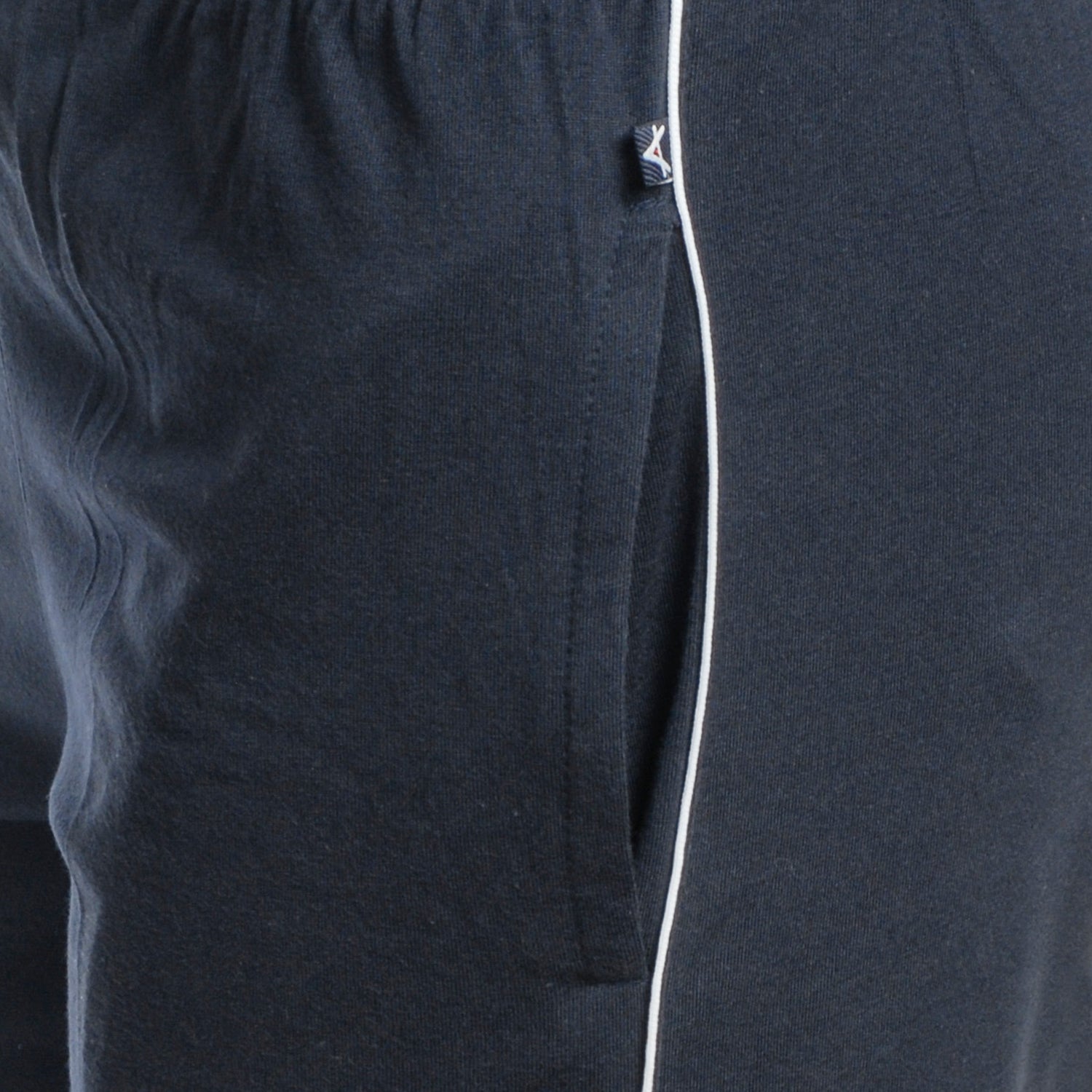 Men’s Cotton Hosiery Track Pants – Regular Fit with Zipper Pockets & Minimal Side Piping Design 610