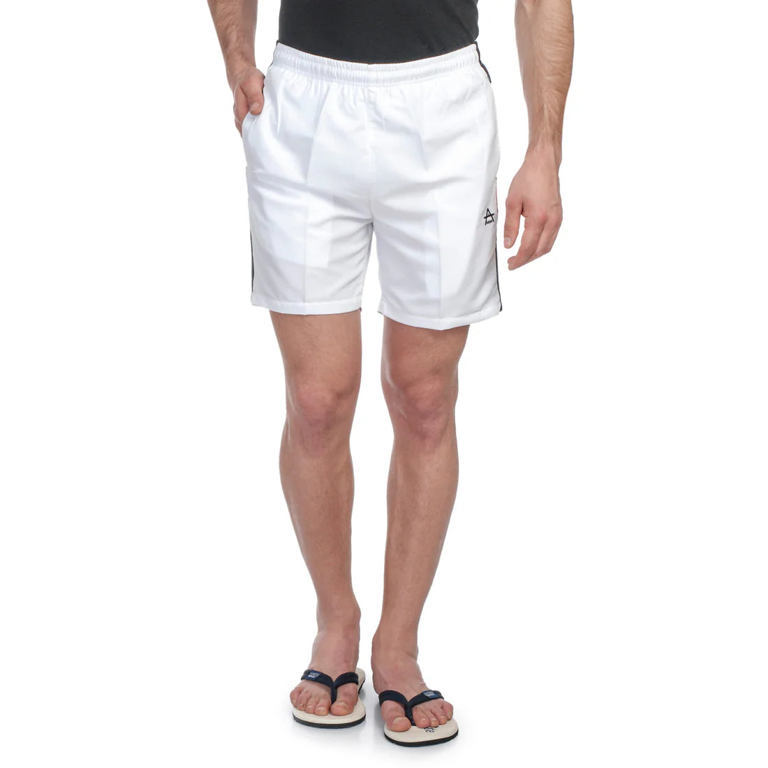 Men’s NS Fabric Sports Shorts – Regular Fit, Side Design, Zipper Pockets, Lining Inside - 1326