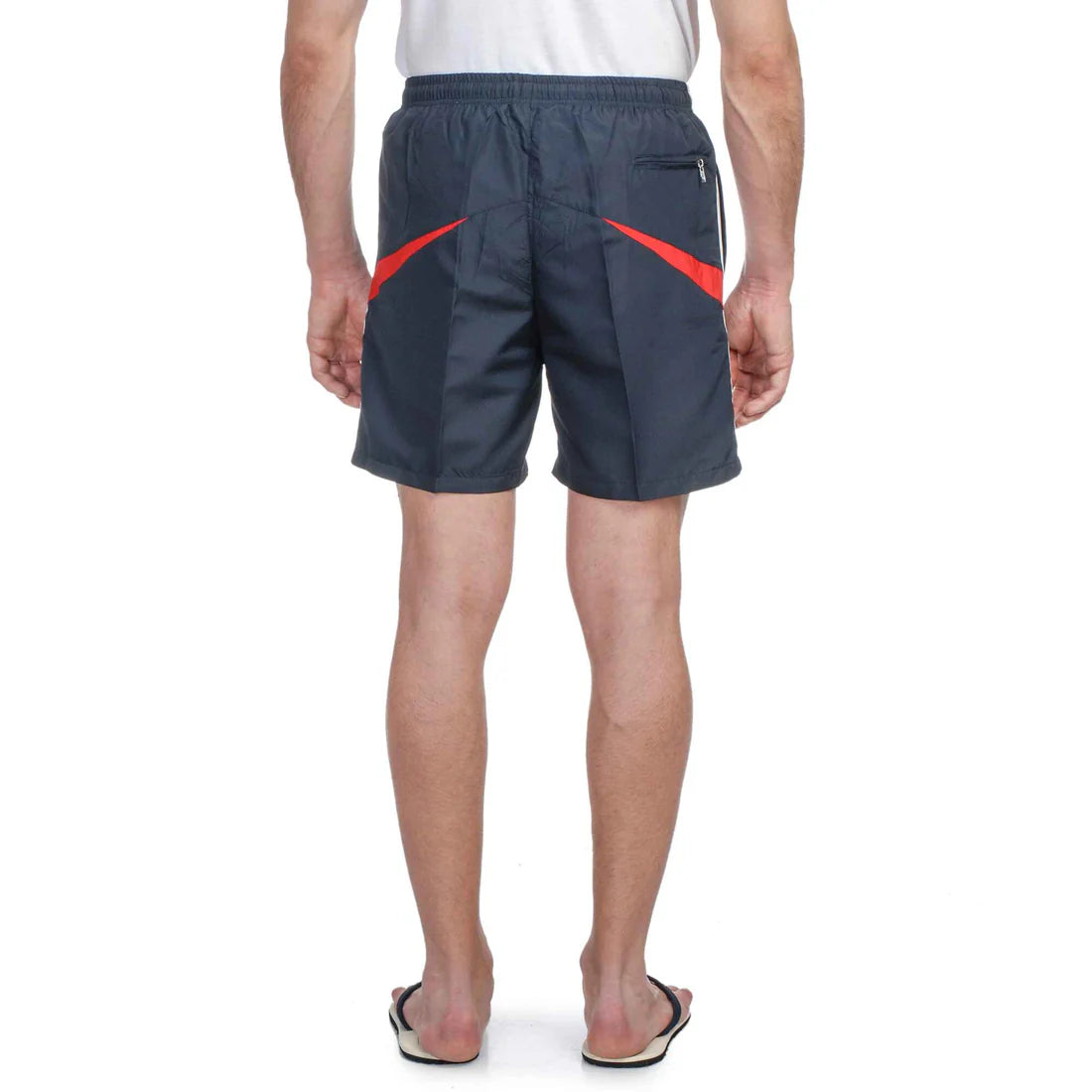 Men’s NS Fabric Sports Shorts – Regular Fit, Side Design, Zipper Pockets, Lining Inside - 1326
