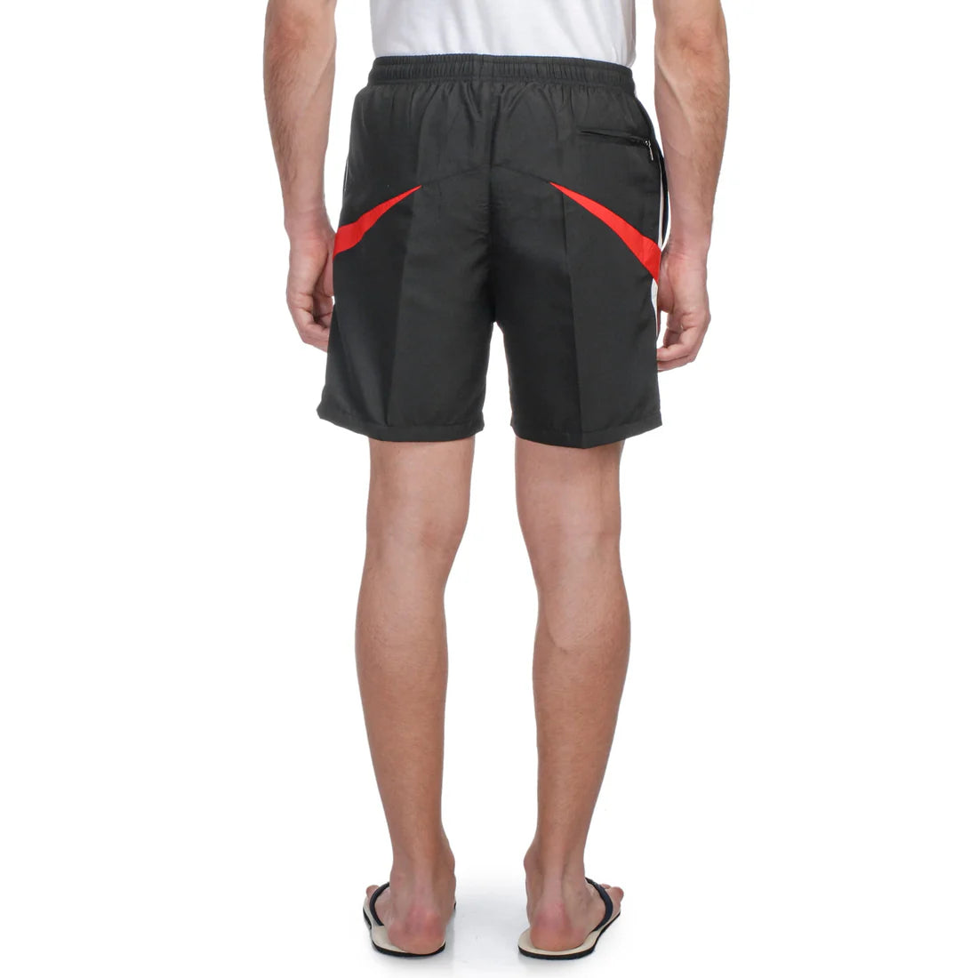 Men’s NS Fabric Sports Shorts – Regular Fit, Side Design, Zipper Pockets, Lining Inside - 1326