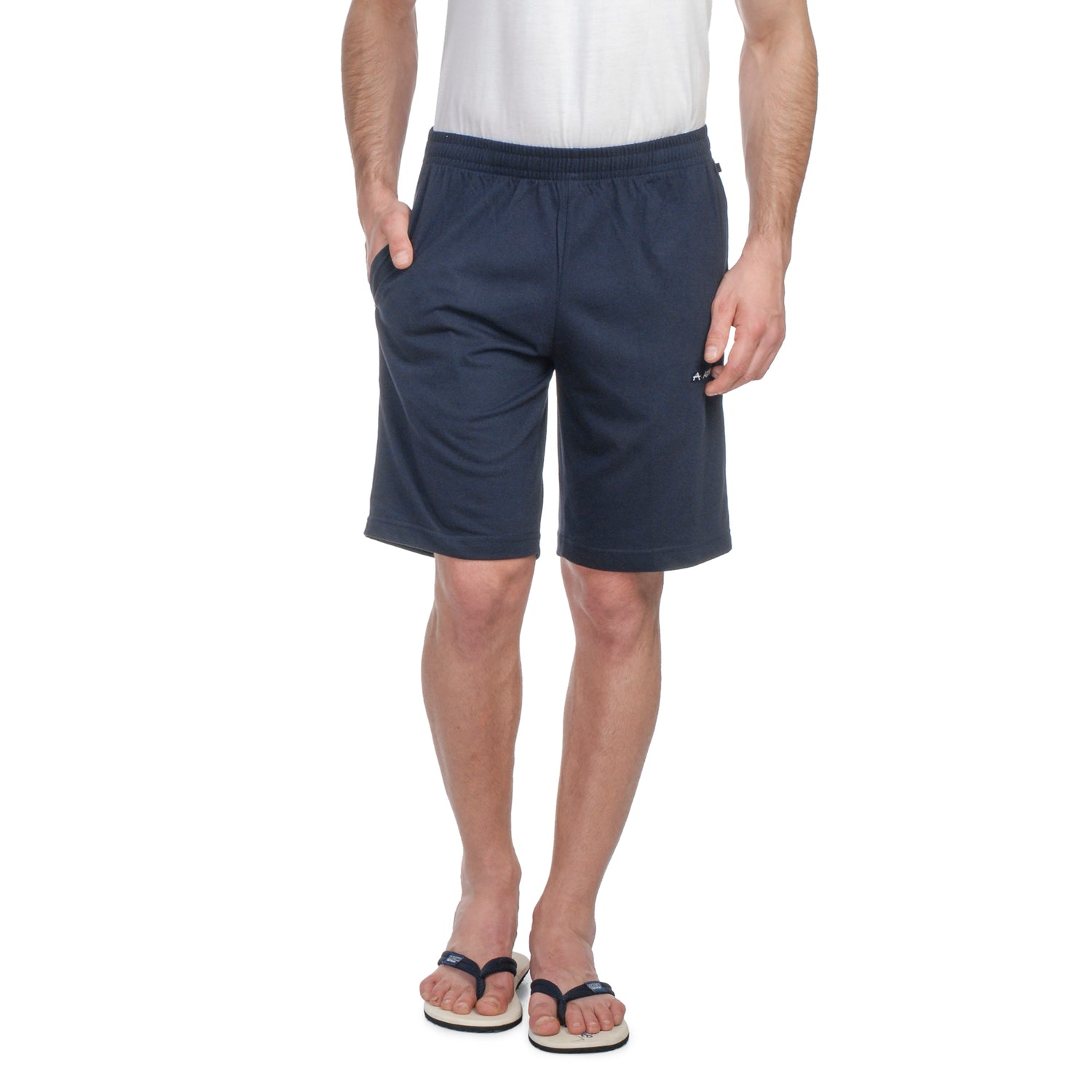 Essential Solid Bermuda Shorts - 102