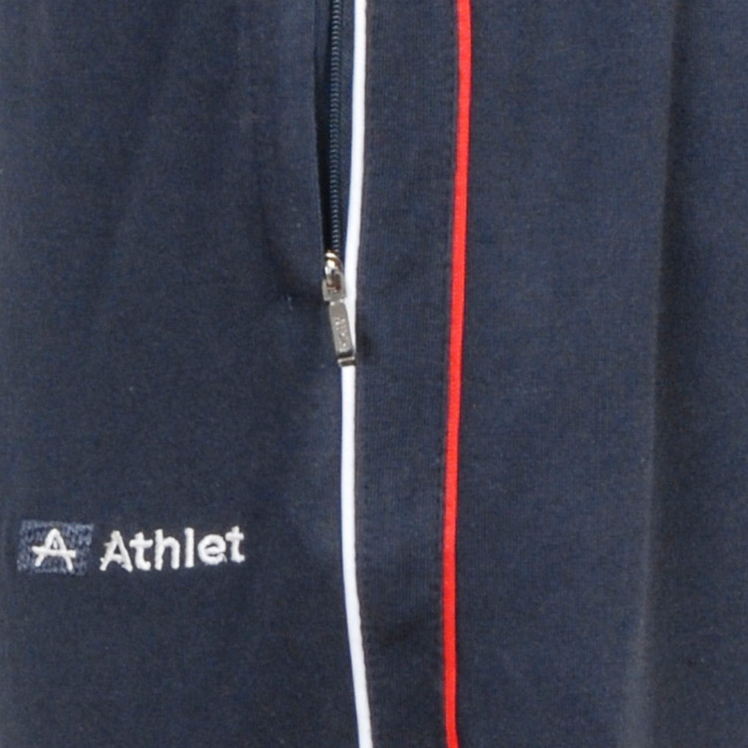 ATHLET Double Side Piping Bermuda for Men – Cotton Hosiery Regular Fit Shorts with Zipper Pockets