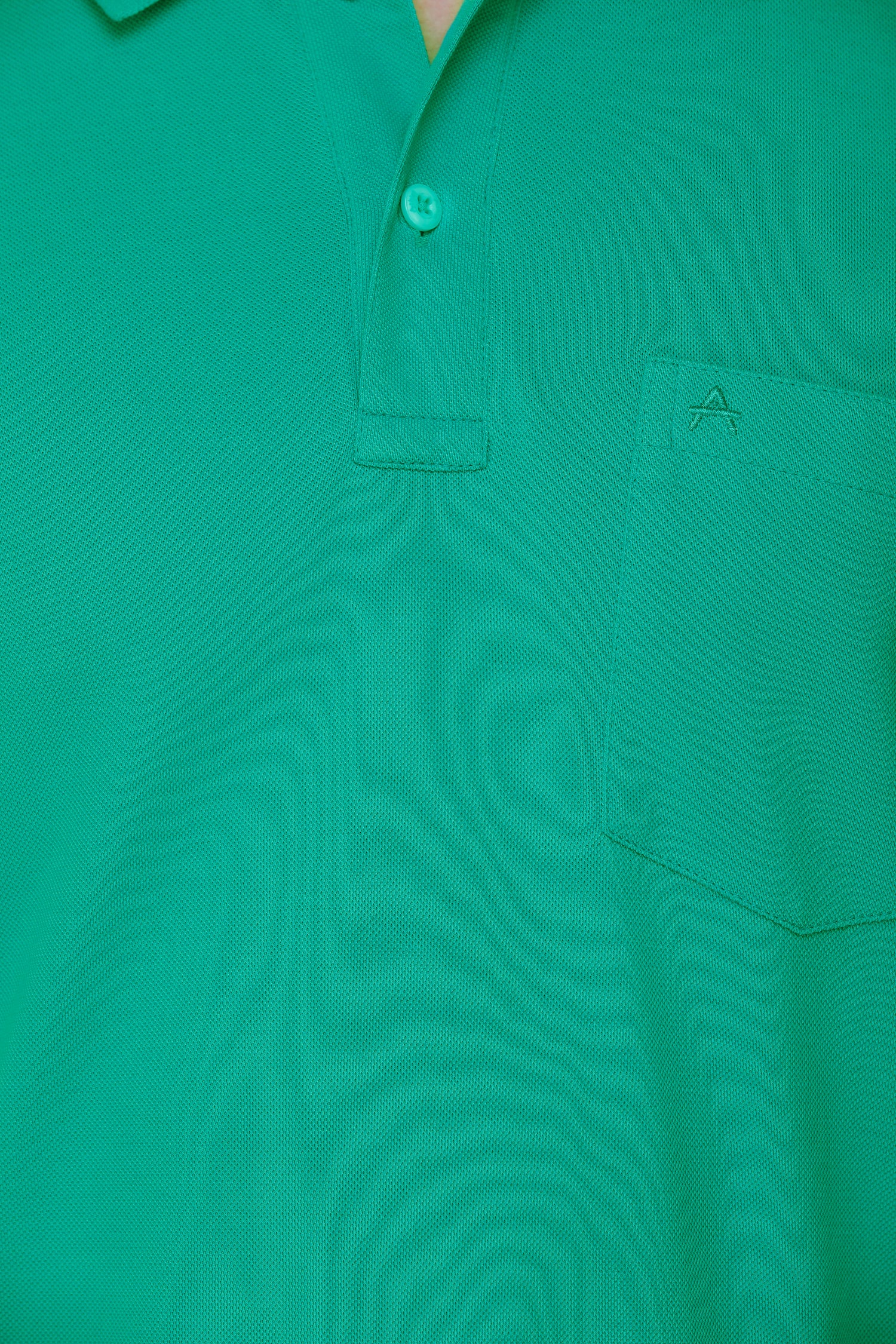Casual Solid Matty Polo T-Shirt with Chest Pocket - 1004 HS