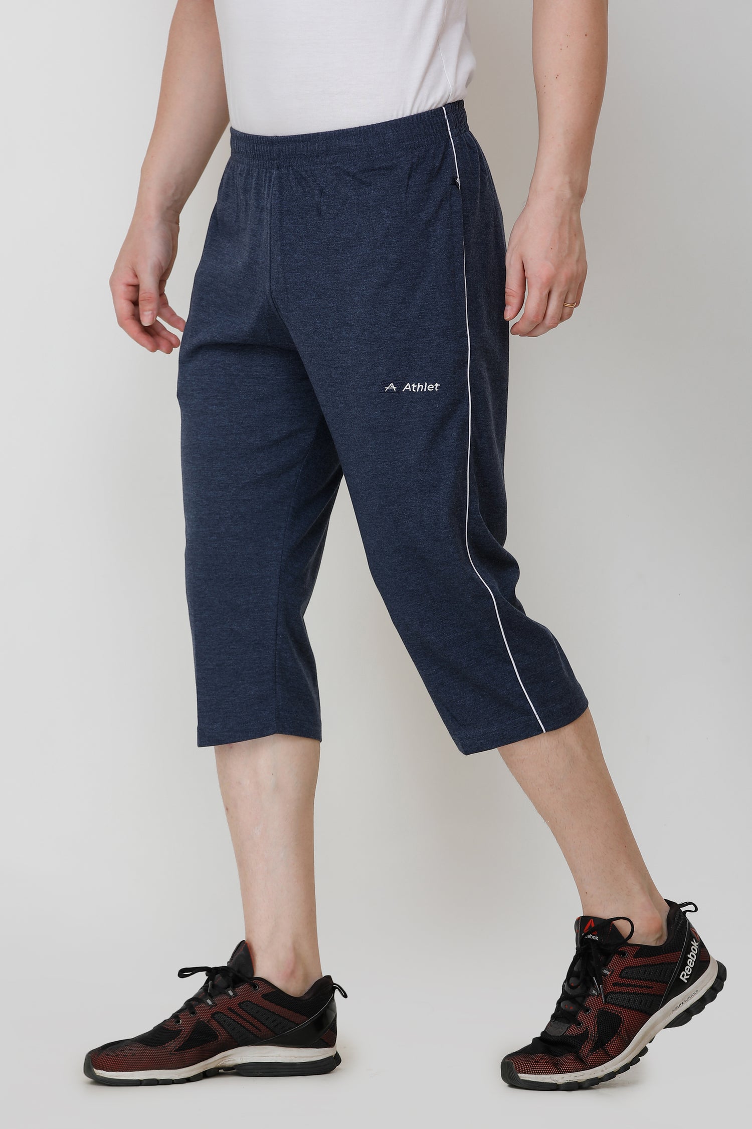Cotton Hosiery 3/4 Length Capris - 310