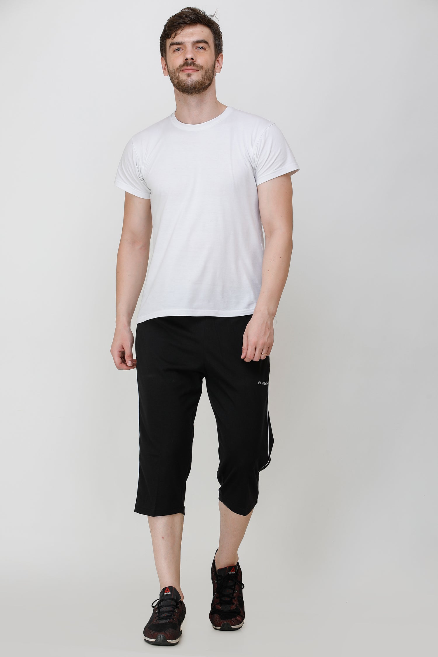 Cotton Hosiery 3/4 Length Capris - 310