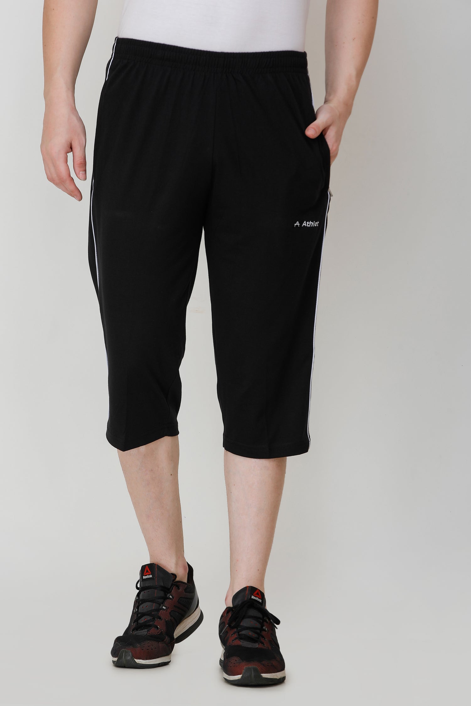 Cotton Hosiery 3/4 Length Capris - 310