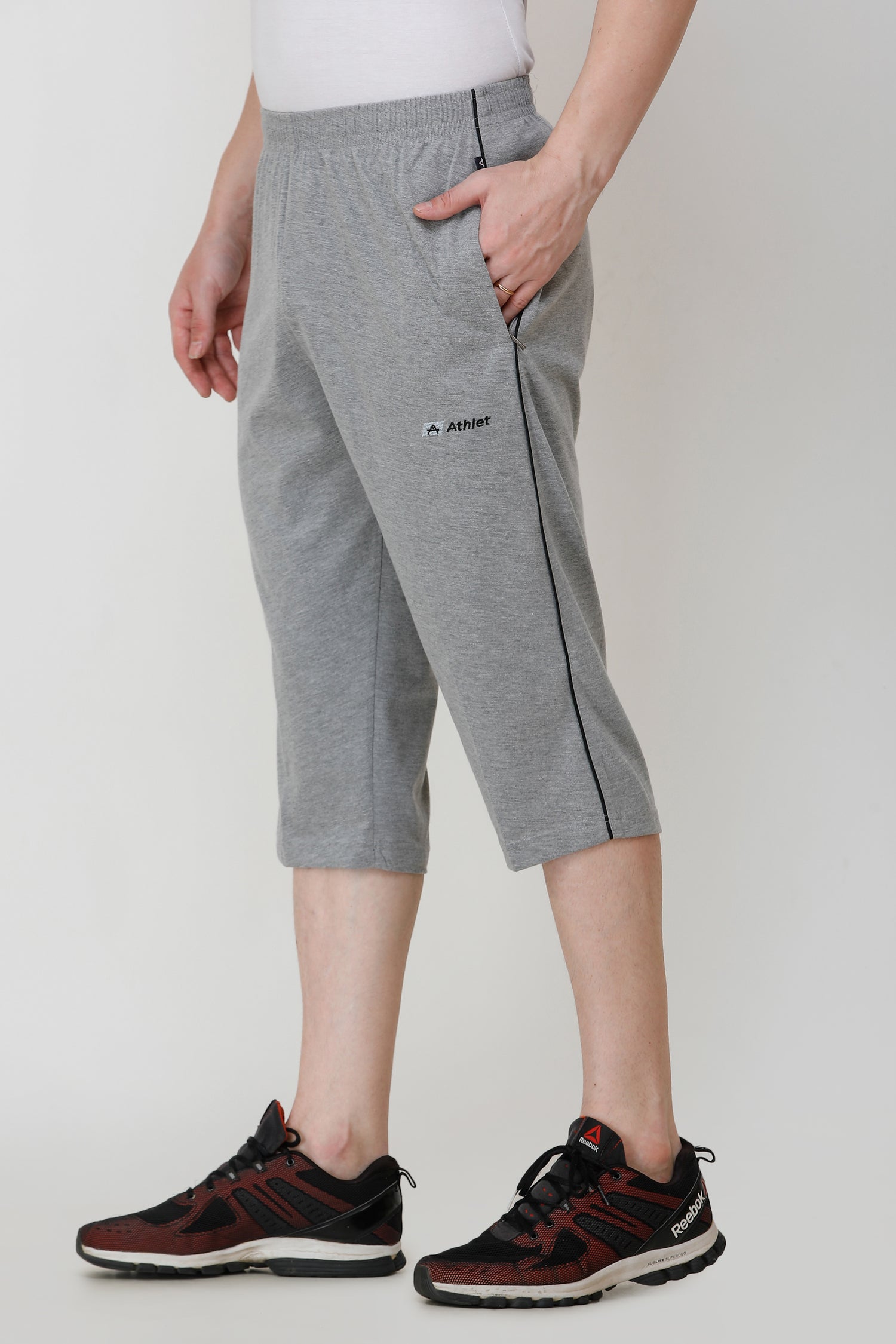 Cotton Hosiery 3/4 Length Capris - 310