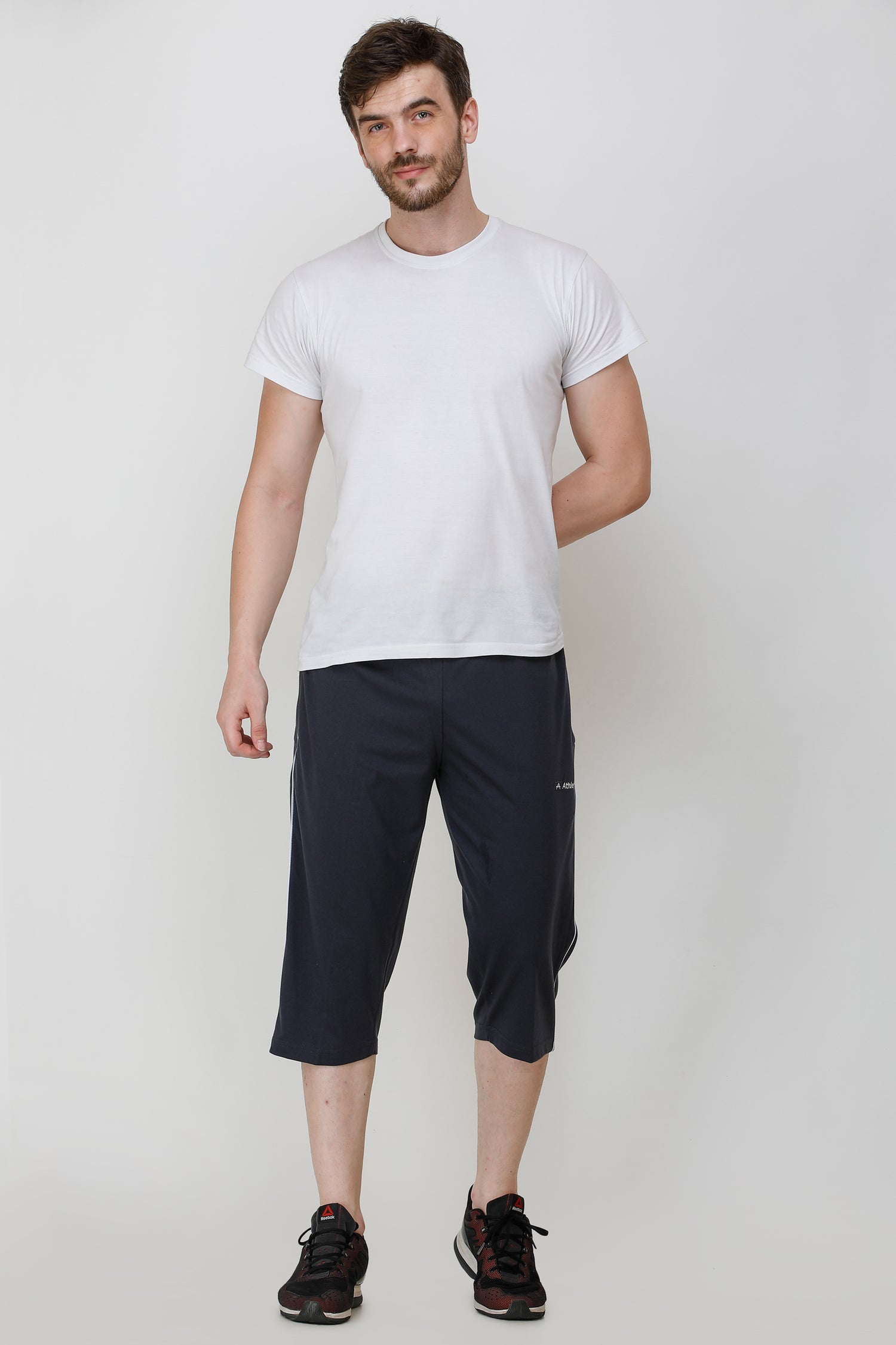 Cotton Hosiery 3/4 Length Capris - 310