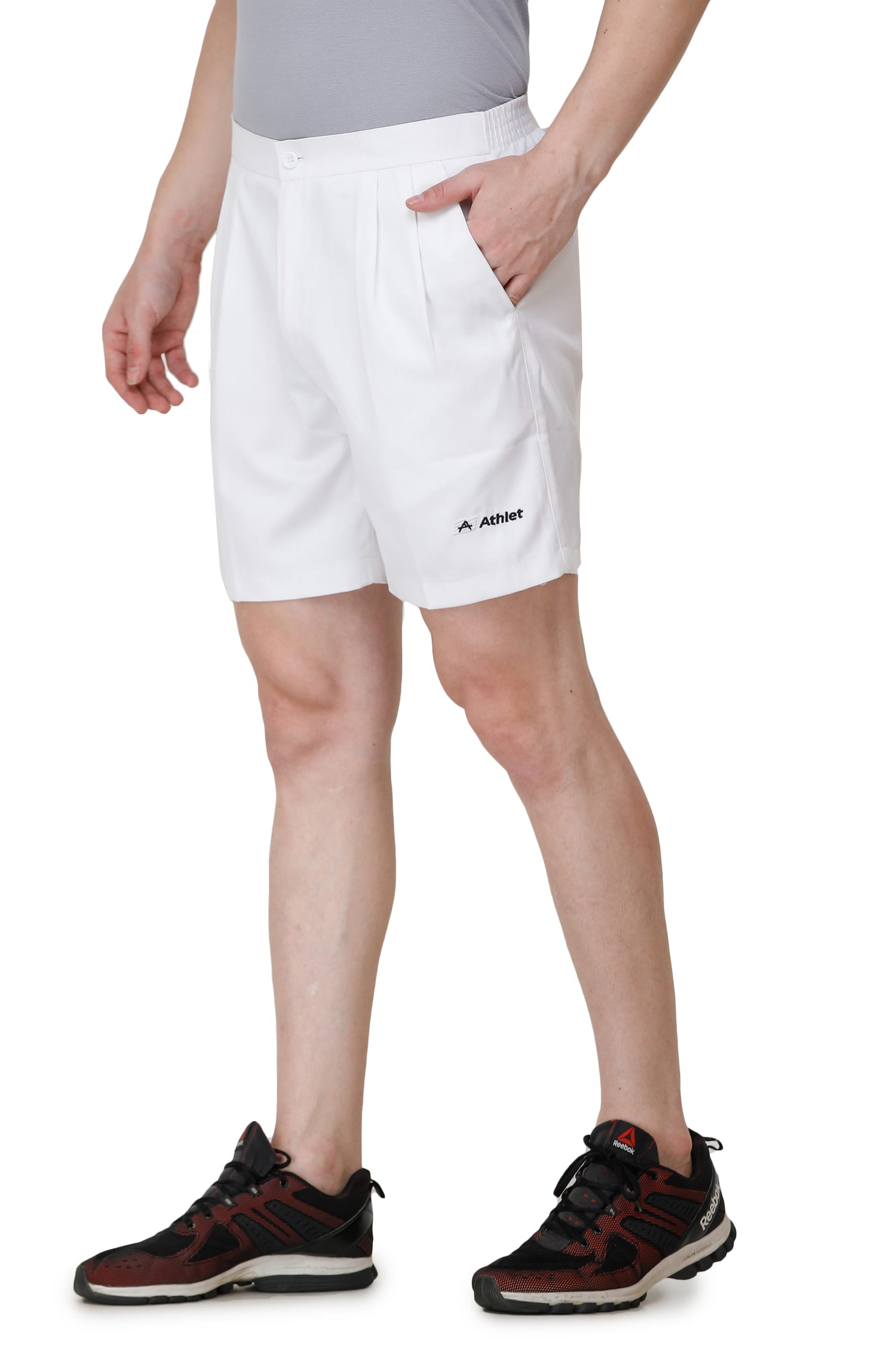 ATHLET Performance Pleated Shorts – Classic Fit Sportswear for Training & Athleisure - 493