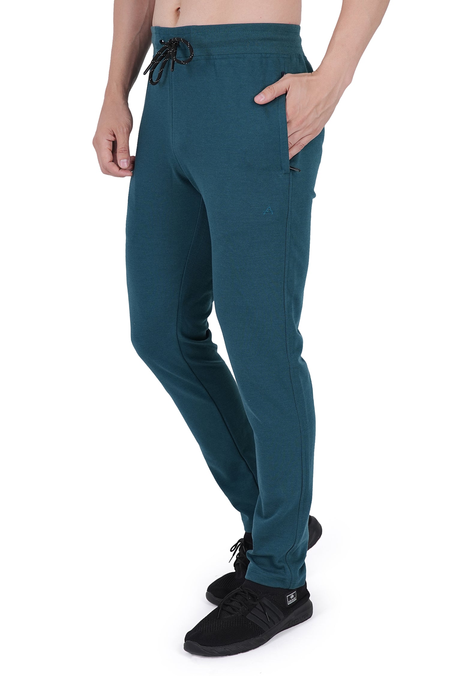 Men’s Premium Slim-Fit Self-Pattern Track Pants 692