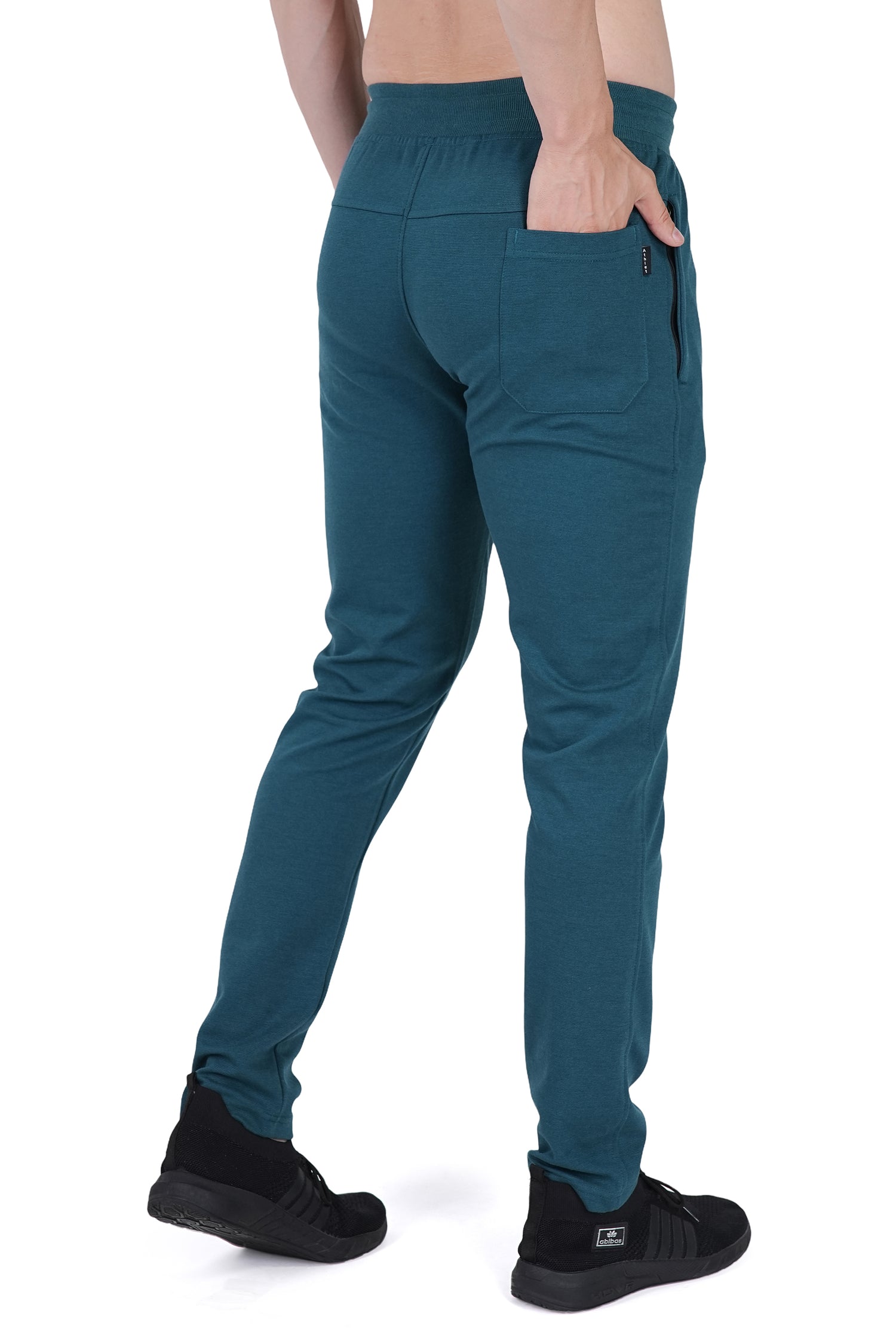 Men’s Premium Slim-Fit Self-Pattern Track Pants 692