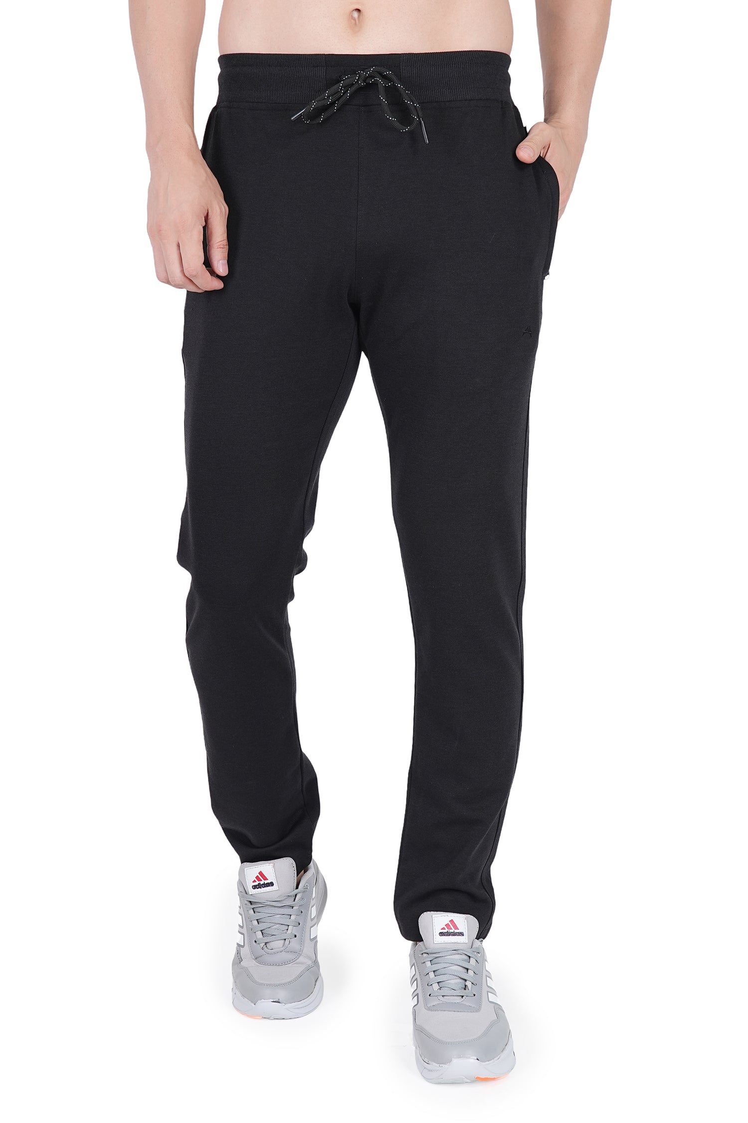Men’s Premium Slim-Fit Self-Pattern Track Pants 692