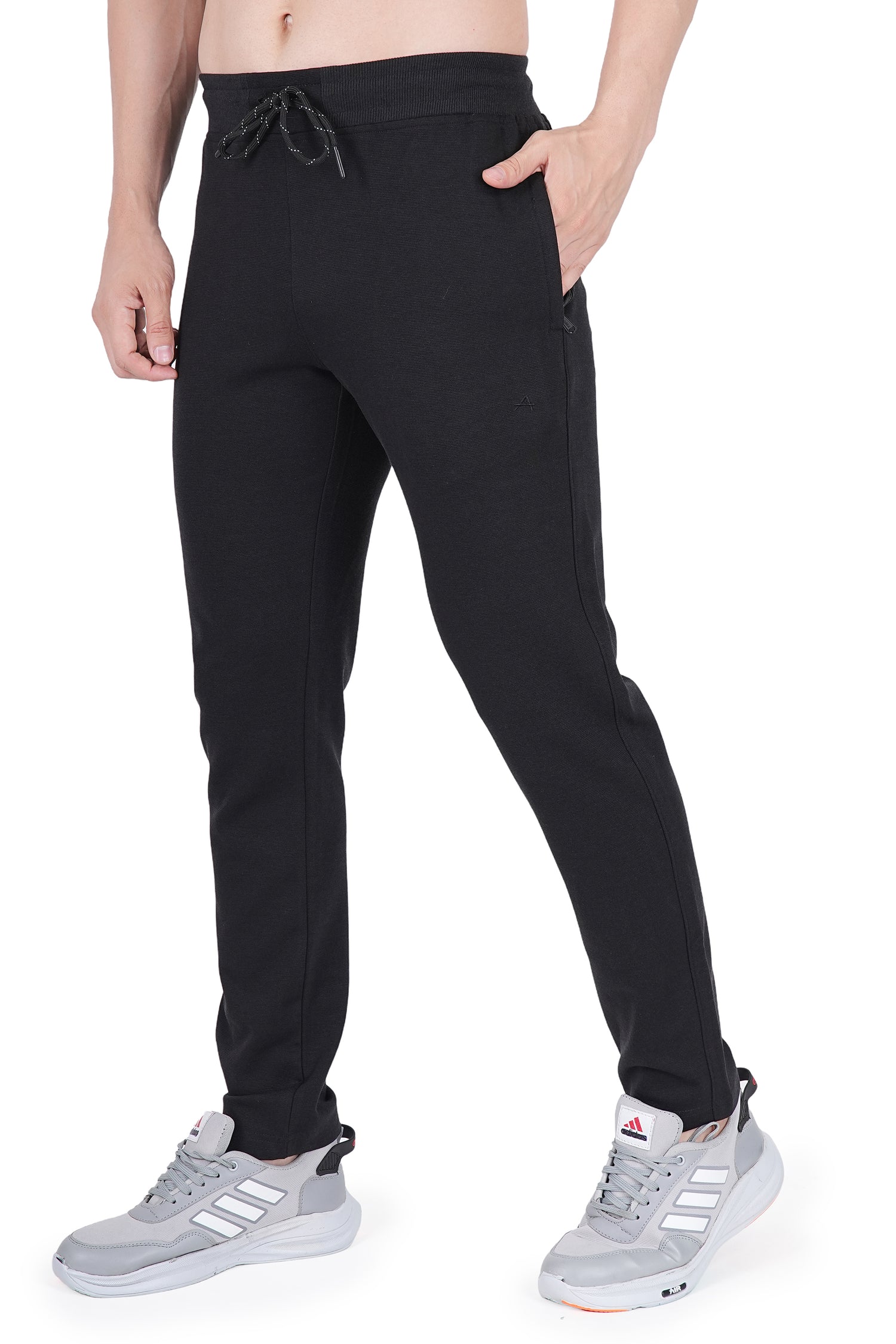 Men’s Premium Slim-Fit Self-Pattern Track Pants 692