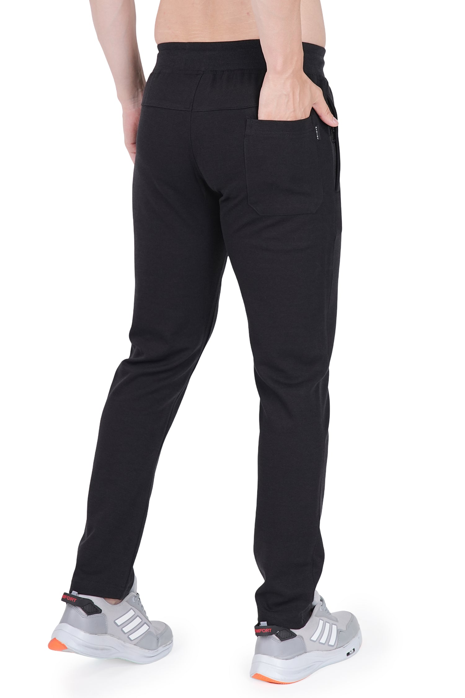 Men’s Premium Slim-Fit Self-Pattern Track Pants 692