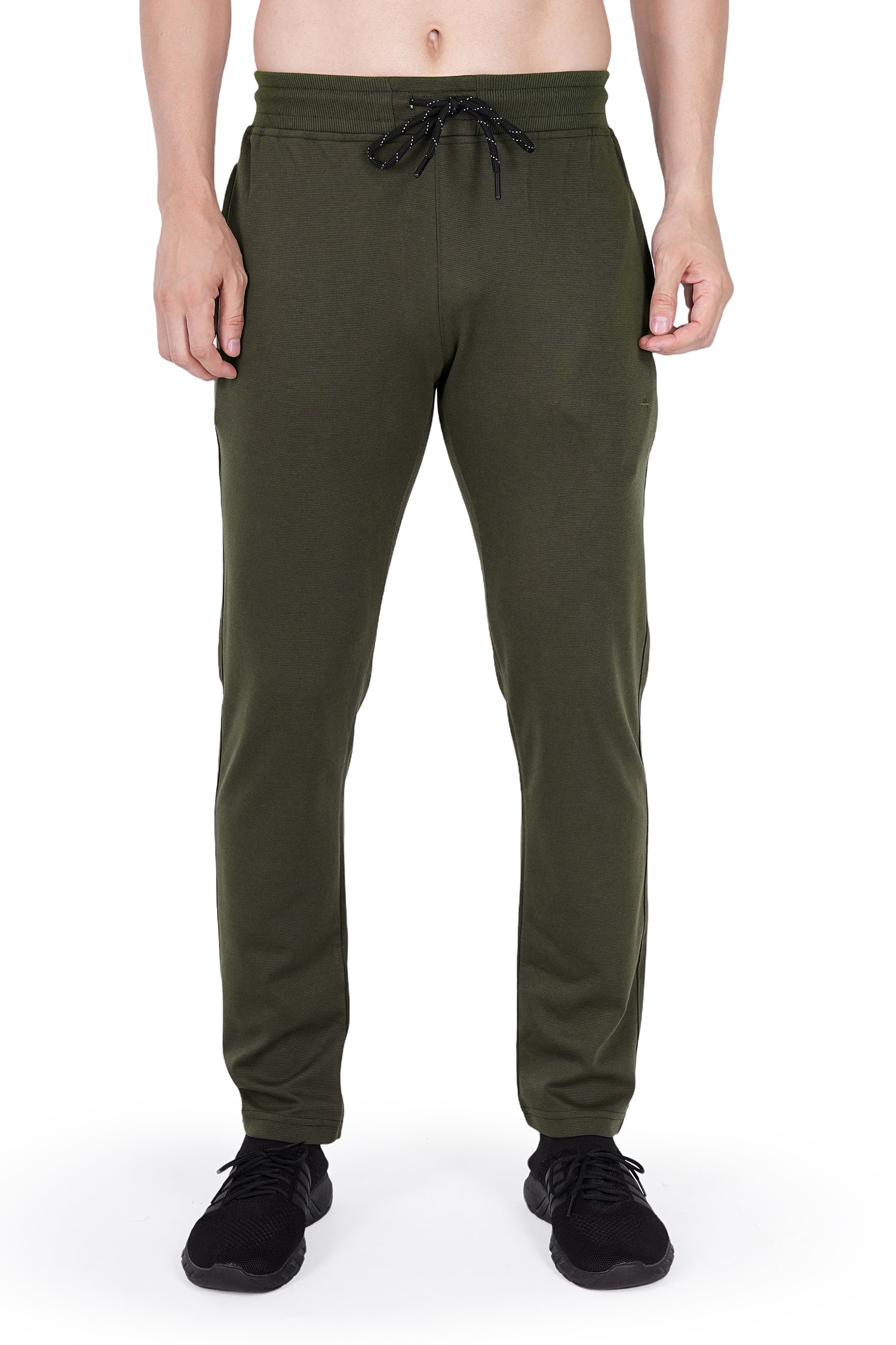 Men’s Premium Slim-Fit Self-Pattern Track Pants 692