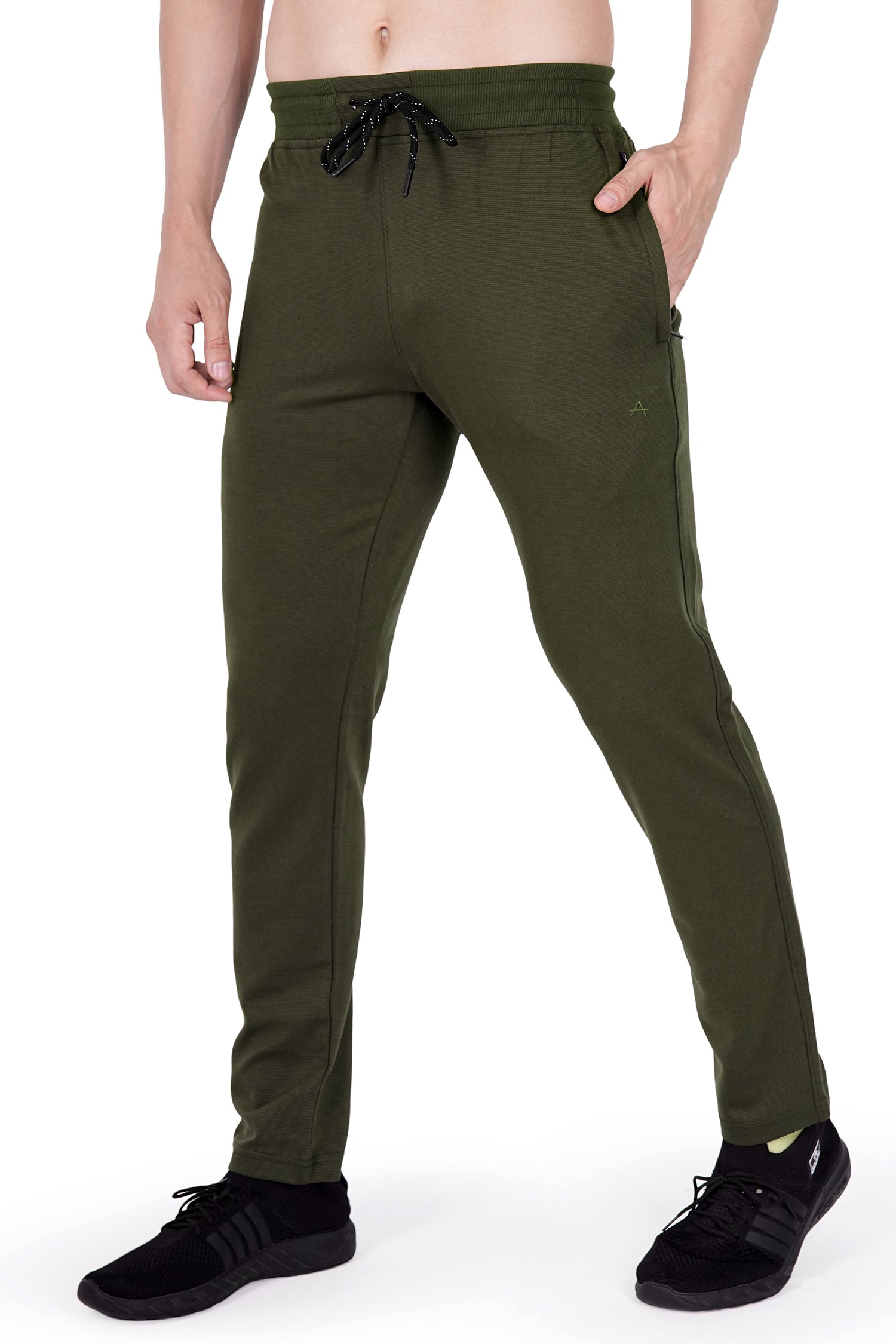 Men’s Premium Slim-Fit Self-Pattern Track Pants 692