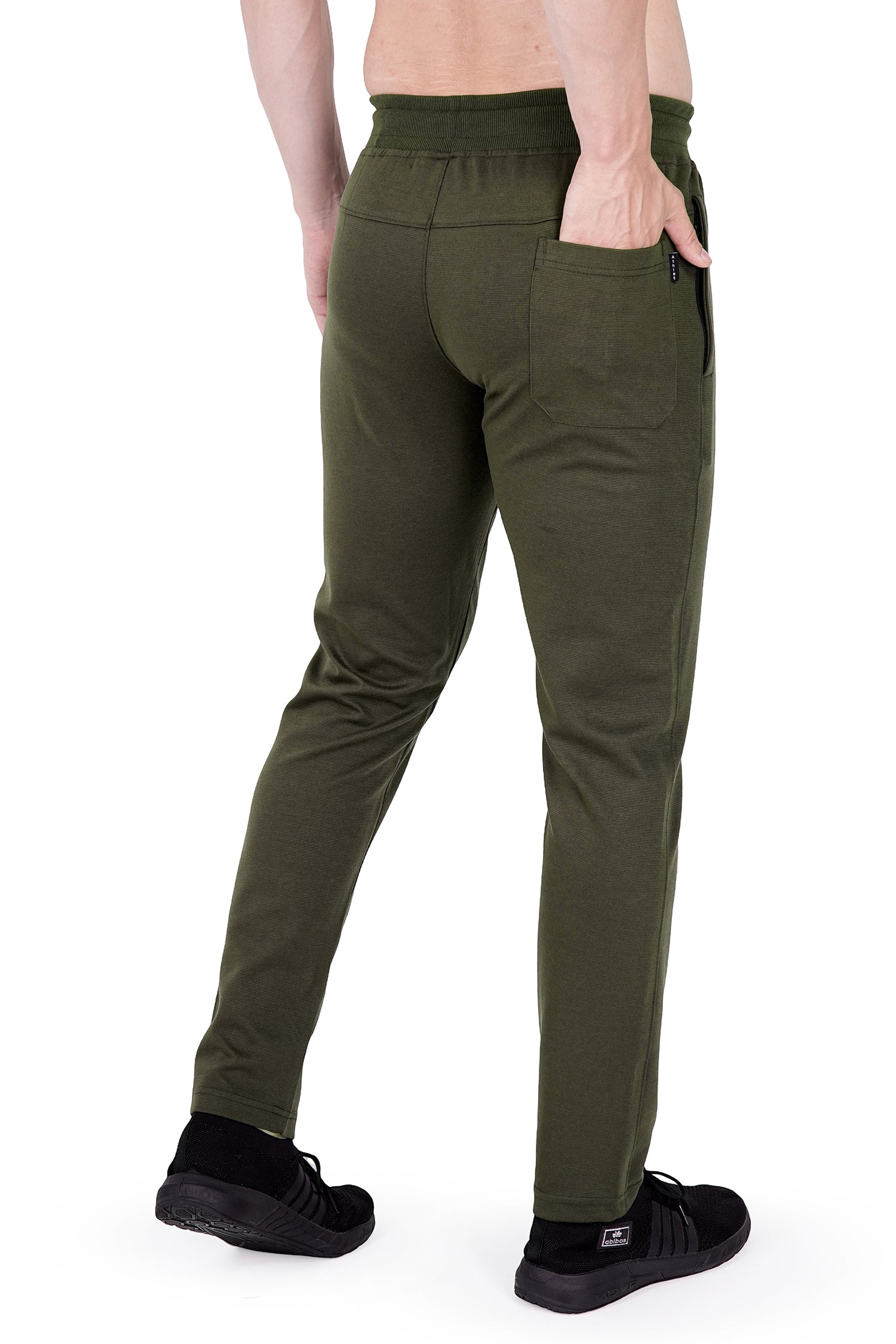 Men’s Premium Slim-Fit Self-Pattern Track Pants 692