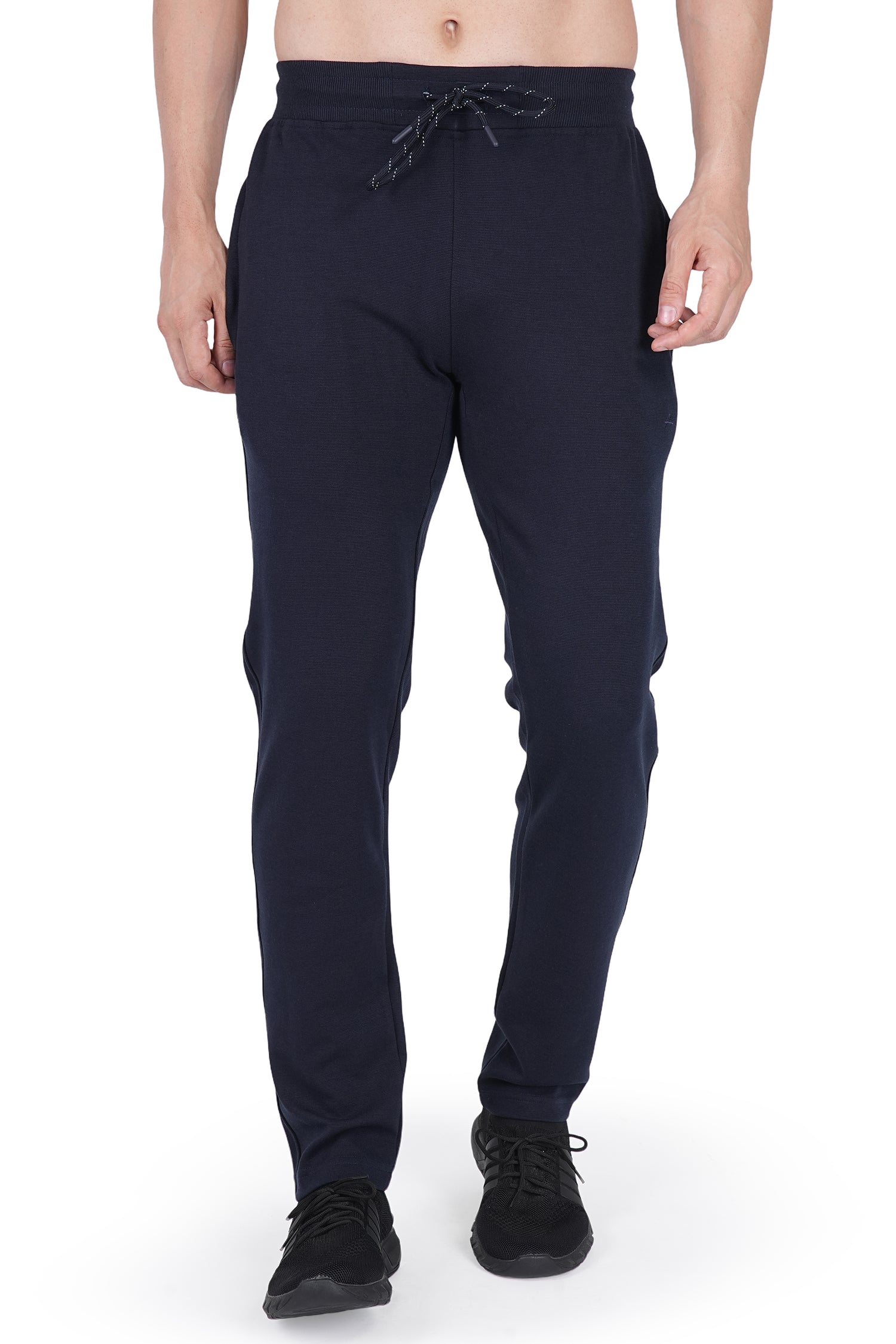 Men’s Premium Slim-Fit Self-Pattern Track Pants 692