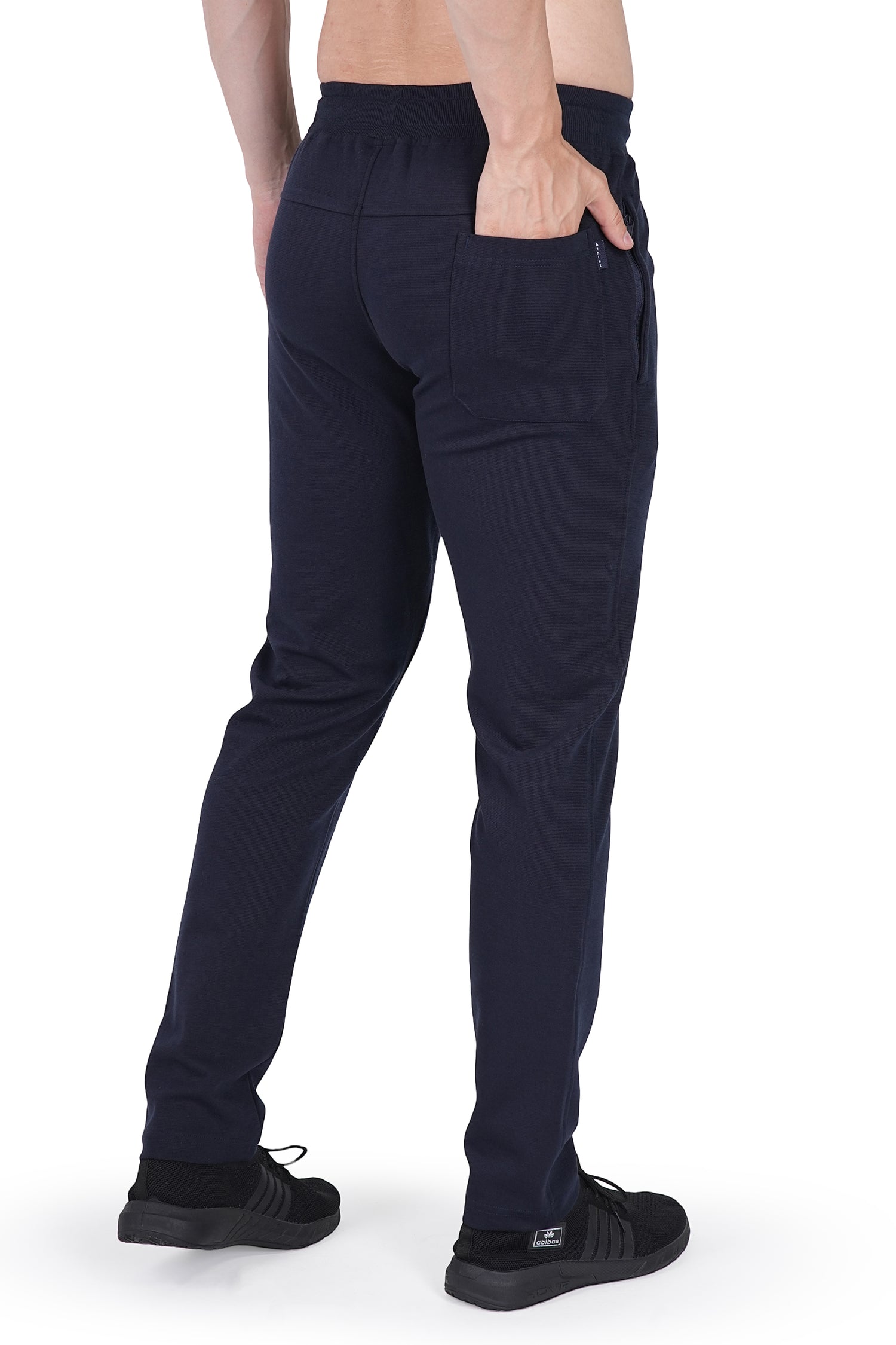 Men’s Premium Slim-Fit Self-Pattern Track Pants 692