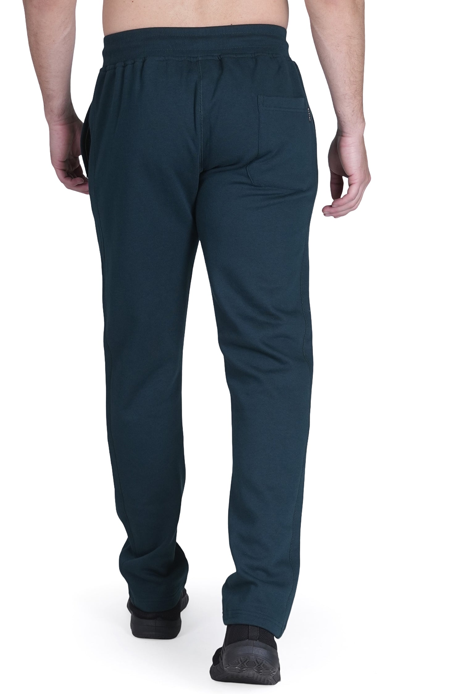 Slim Fit Solid Track Pants for Men & Unisex – Very Warm with Zip Pockets -911