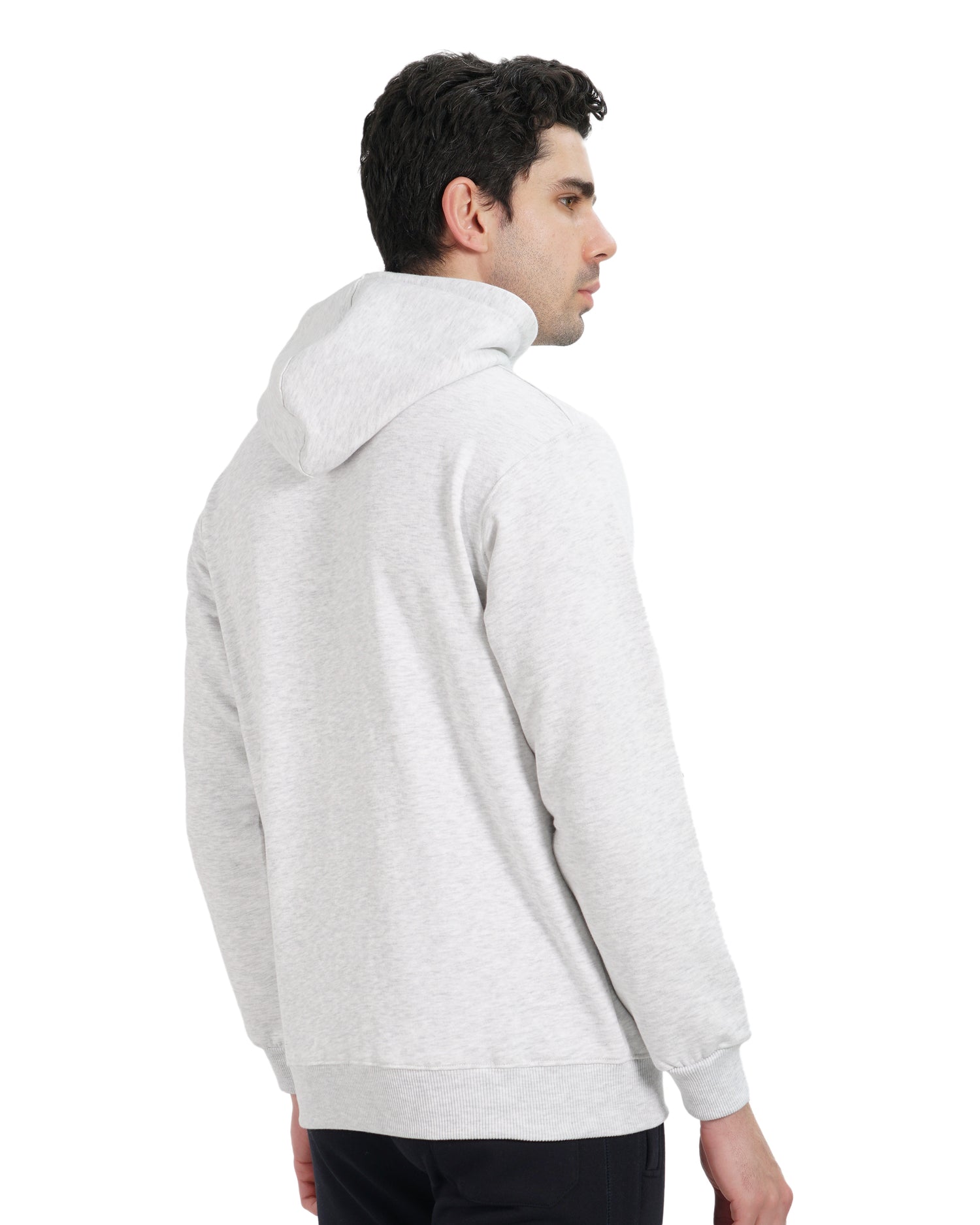 Full-Zip Three Thread Fleece Hoodie - 402311