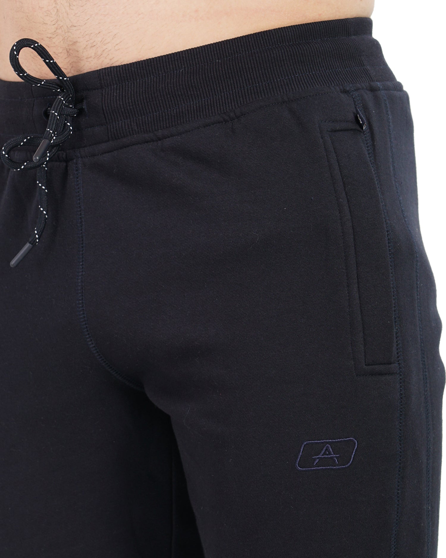 Slim Fit Solid Track Pants for Men & Unisex – Very Warm with Zip Pockets -911