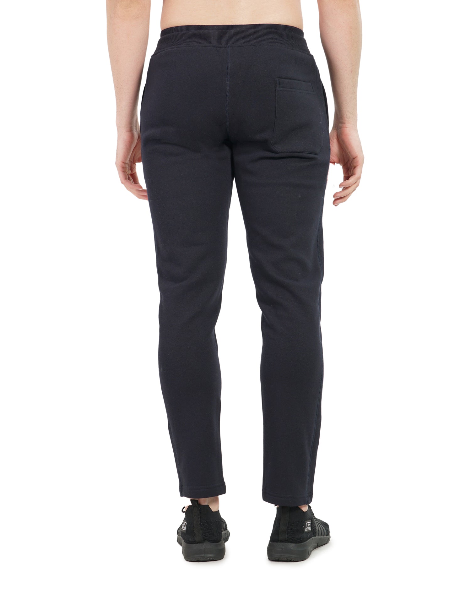 Slim Fit Solid Track Pants for Men & Unisex – Very Warm with Zip Pockets -911
