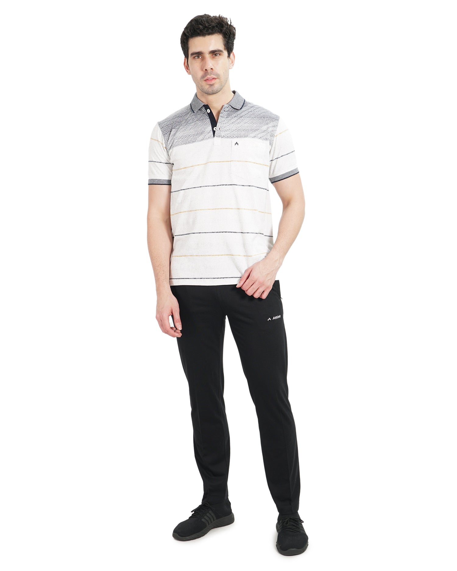 Solid Cotton Track Pants for Men & Unisex – Regular Fit with Zipper Pockets