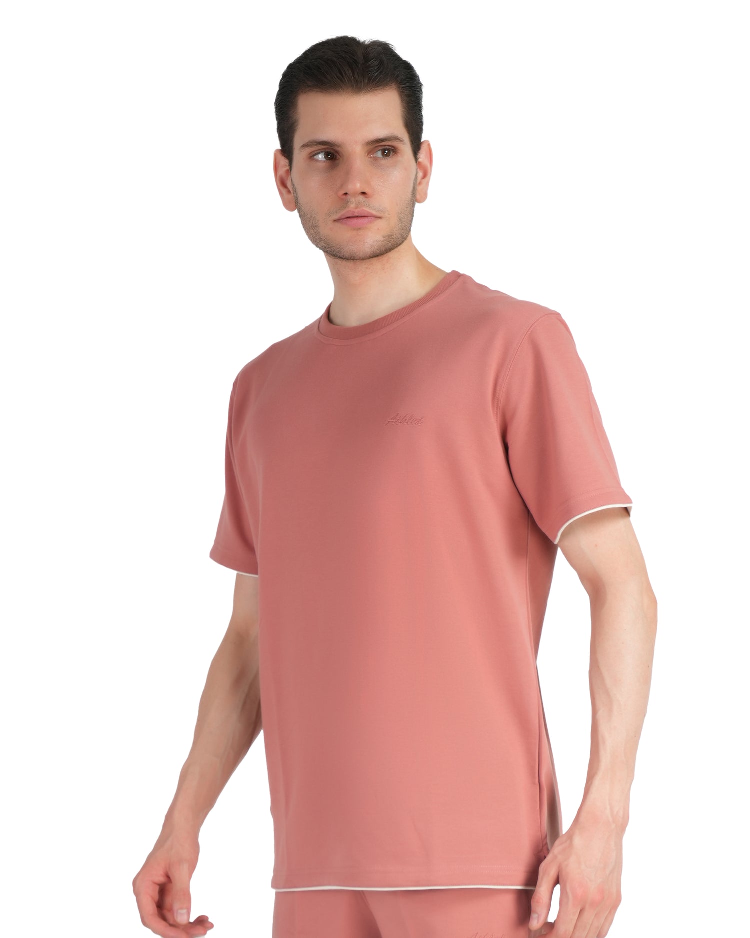 Cotton French Terry Round CrewTshirt - 388