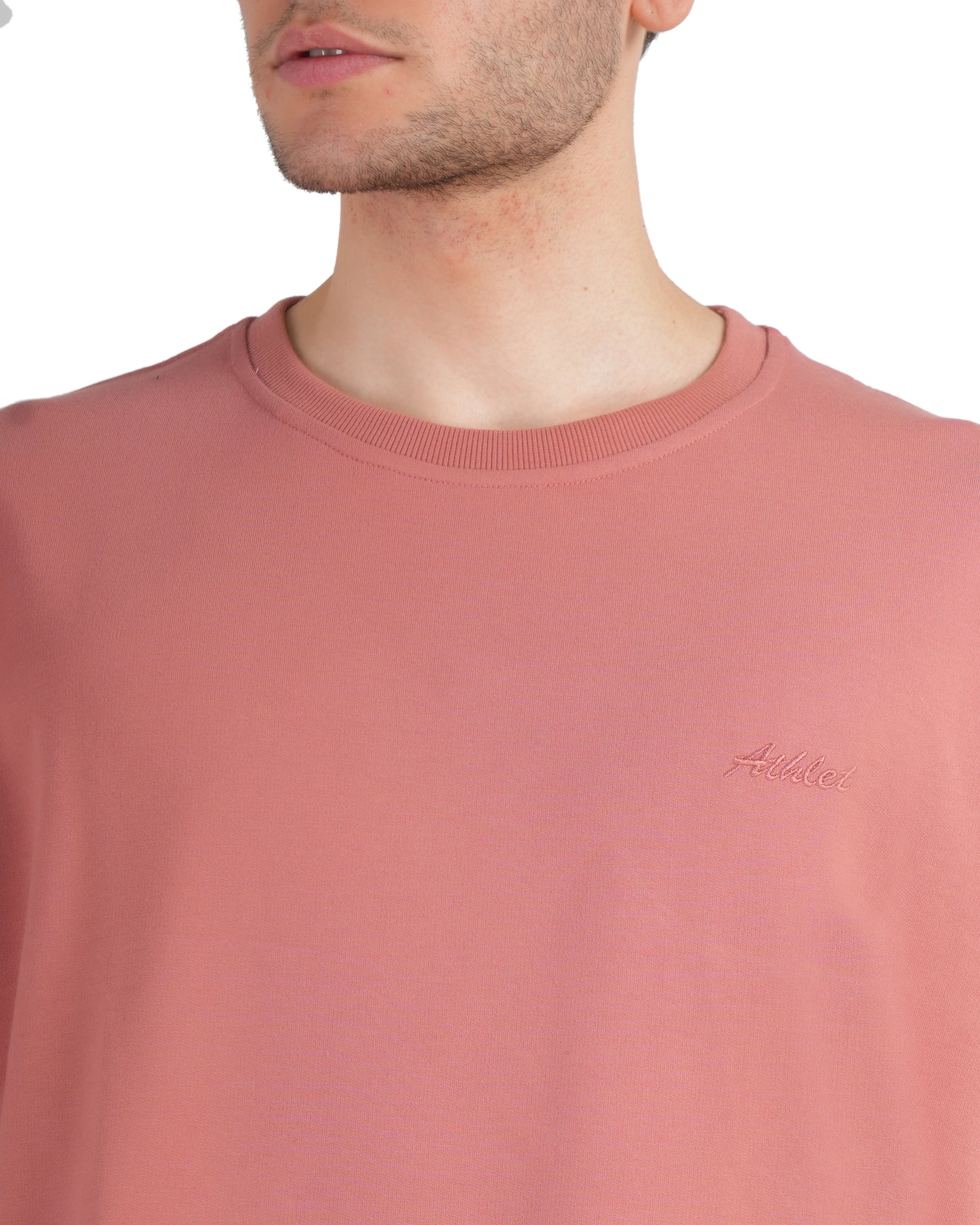 Cotton French Terry Round CrewTshirt - 388