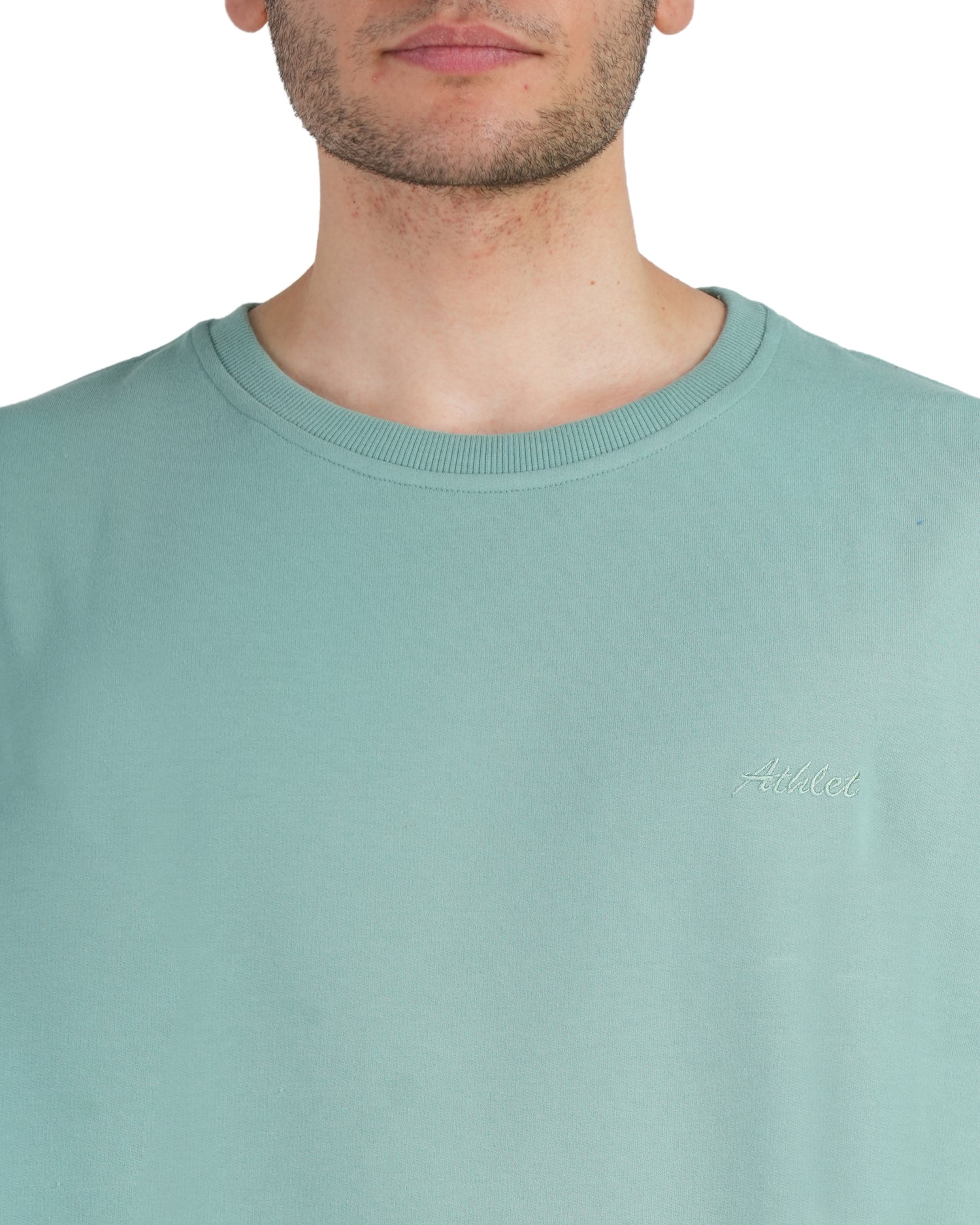 Cotton French Terry Round CrewTshirt - 388