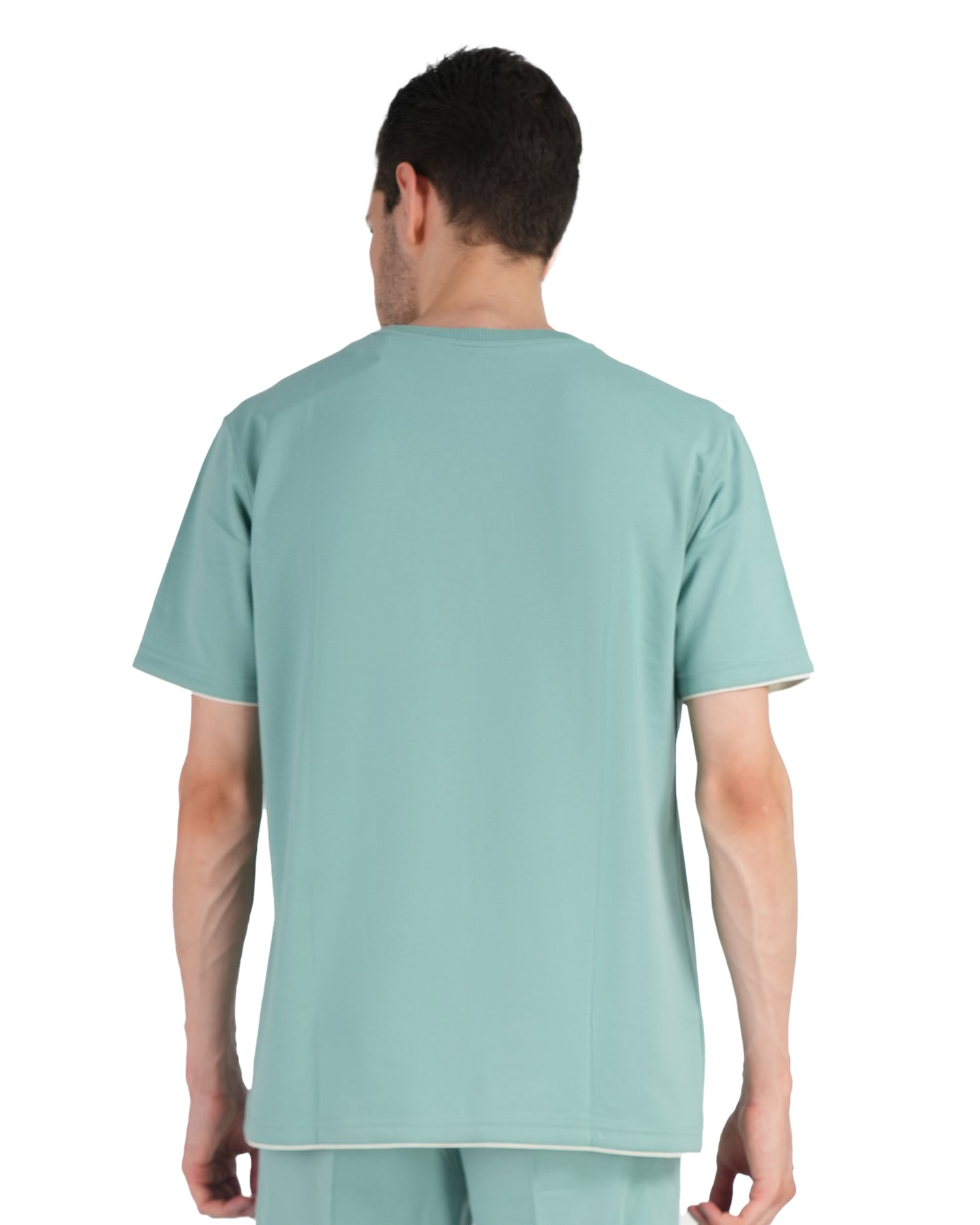 Cotton French Terry Round CrewTshirt - 388