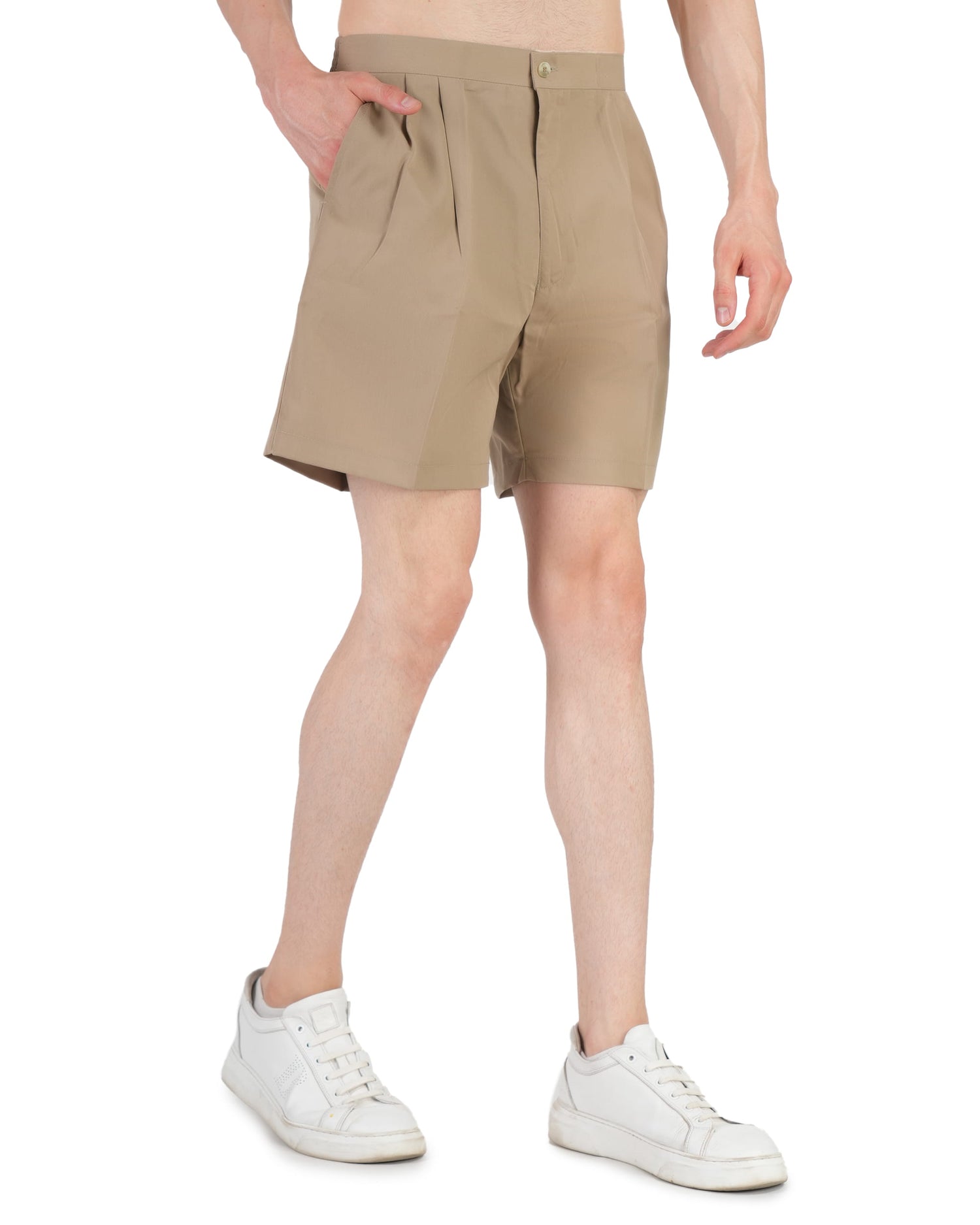 ATHLET Performance Pleated Shorts – Classic Fit Sportswear for Training & Athleisure - 493